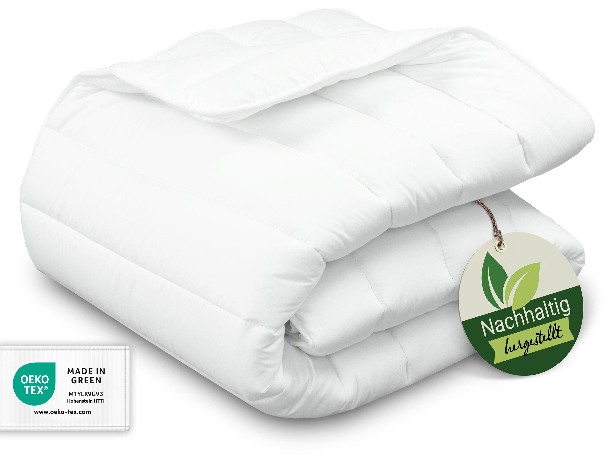 ZOLLNER Microfaserbettdecke, Bezug: 100% Polyester, 135 x 200 cm, 100% Polyester, vom Hotelwäschespezialisten