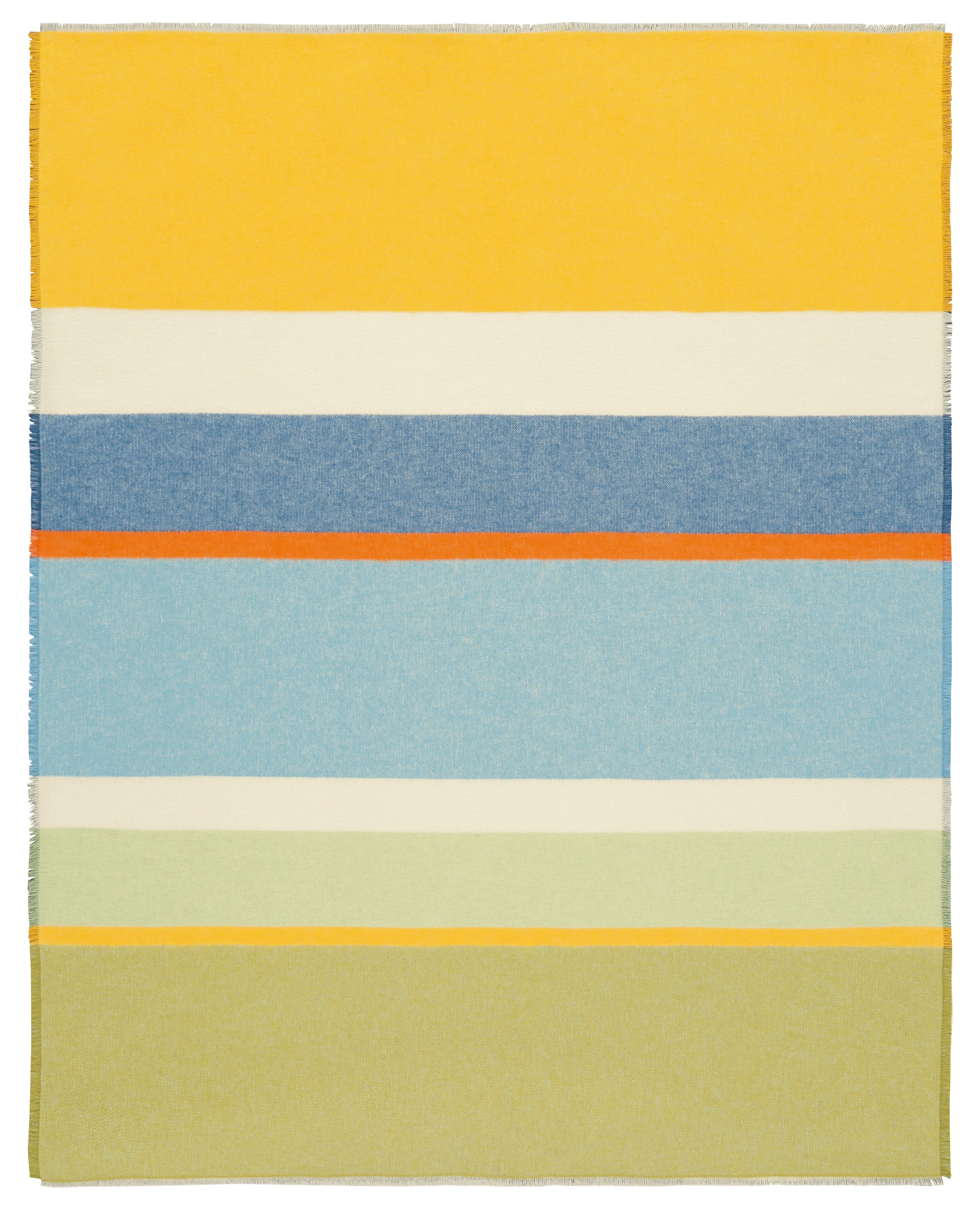 Plaid Plaid Summer, Biederlack, sommerliches Plaid mit Fransen