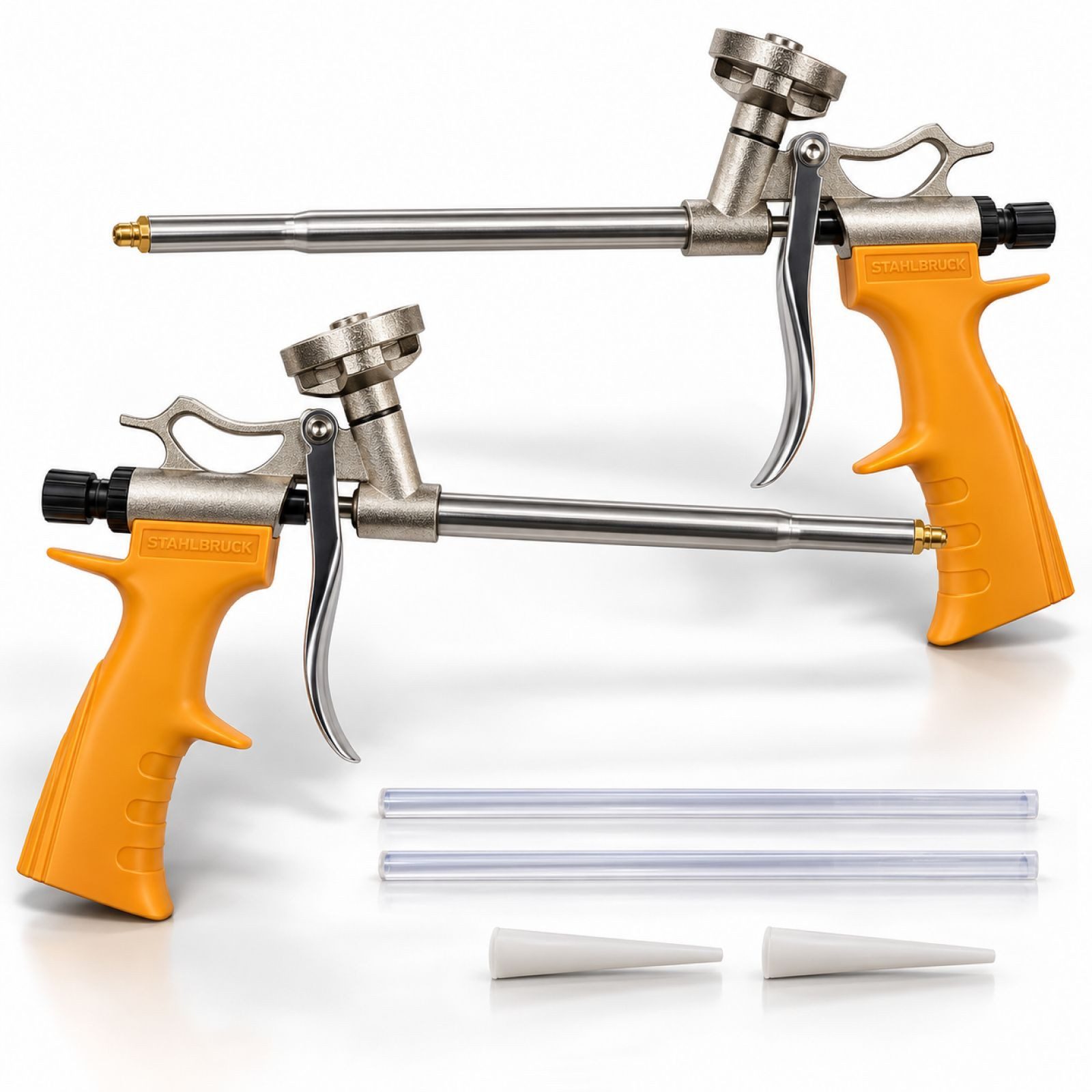 TRUTZHOLM Bauschaumpistole 2x Schaumpistole/Bauschaumpistole Aluminium Montagepistole, Set, 2-tlg., Aluminium Ausführung