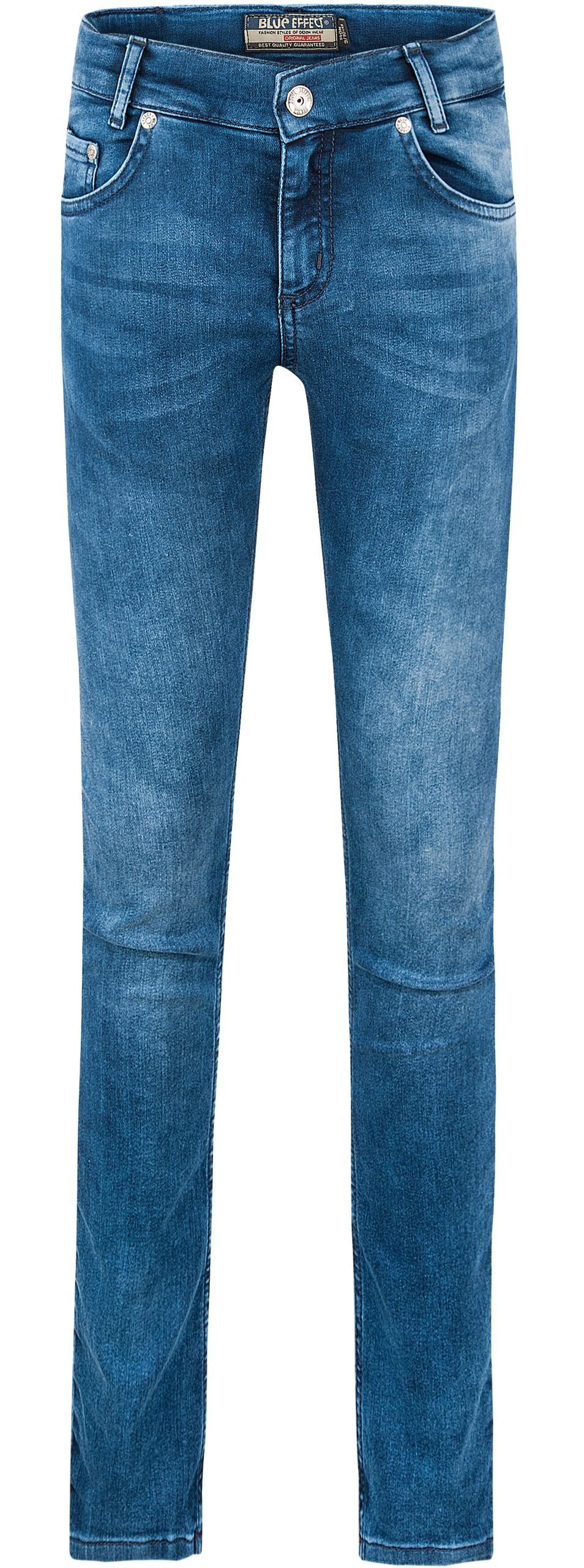 Skinny fit Hose slim EFFECT Jeans Slim-fit-Jeans BLUE