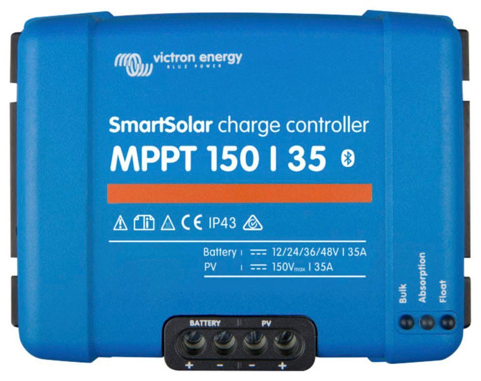 Victron Energy Solarladeregler MPPT Victron SmartSolar 150/35, Leistung maximal in Watt: 500 / 100 / (1500) / 2000 | Solarladeregler
