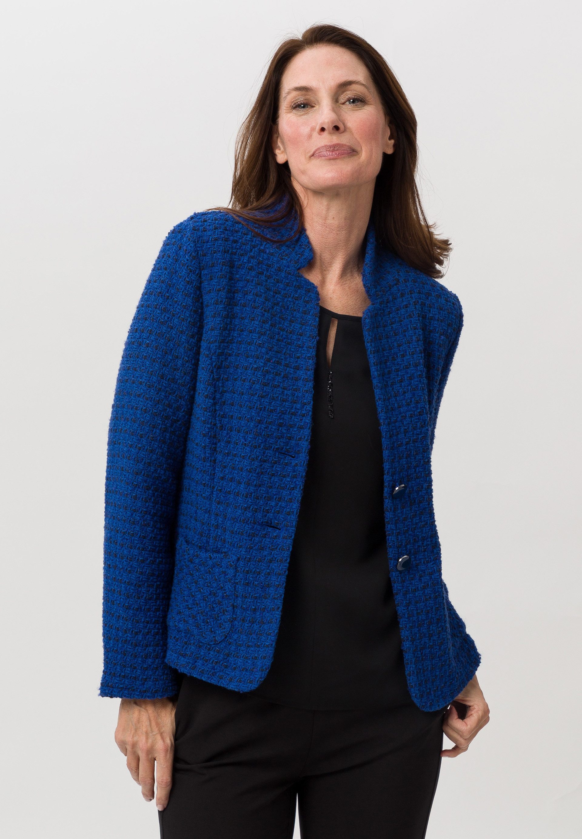 FRANK WALDER Jackenblazer in innovativem Materialmix günstig online kaufen