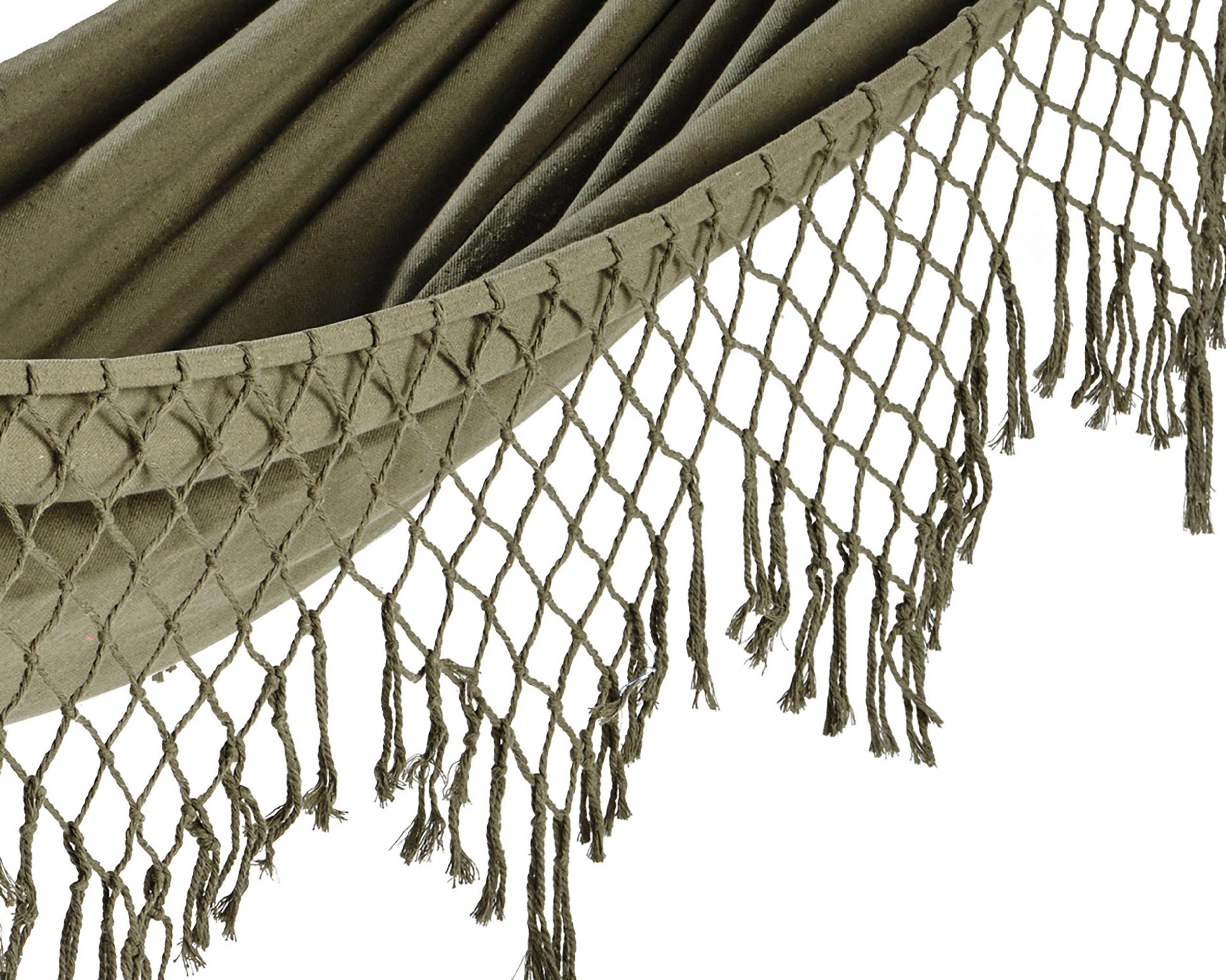 Kaemingk Hängematte, Outdoor Hängematte 100x200cm Baumwollmix günstig online kaufen