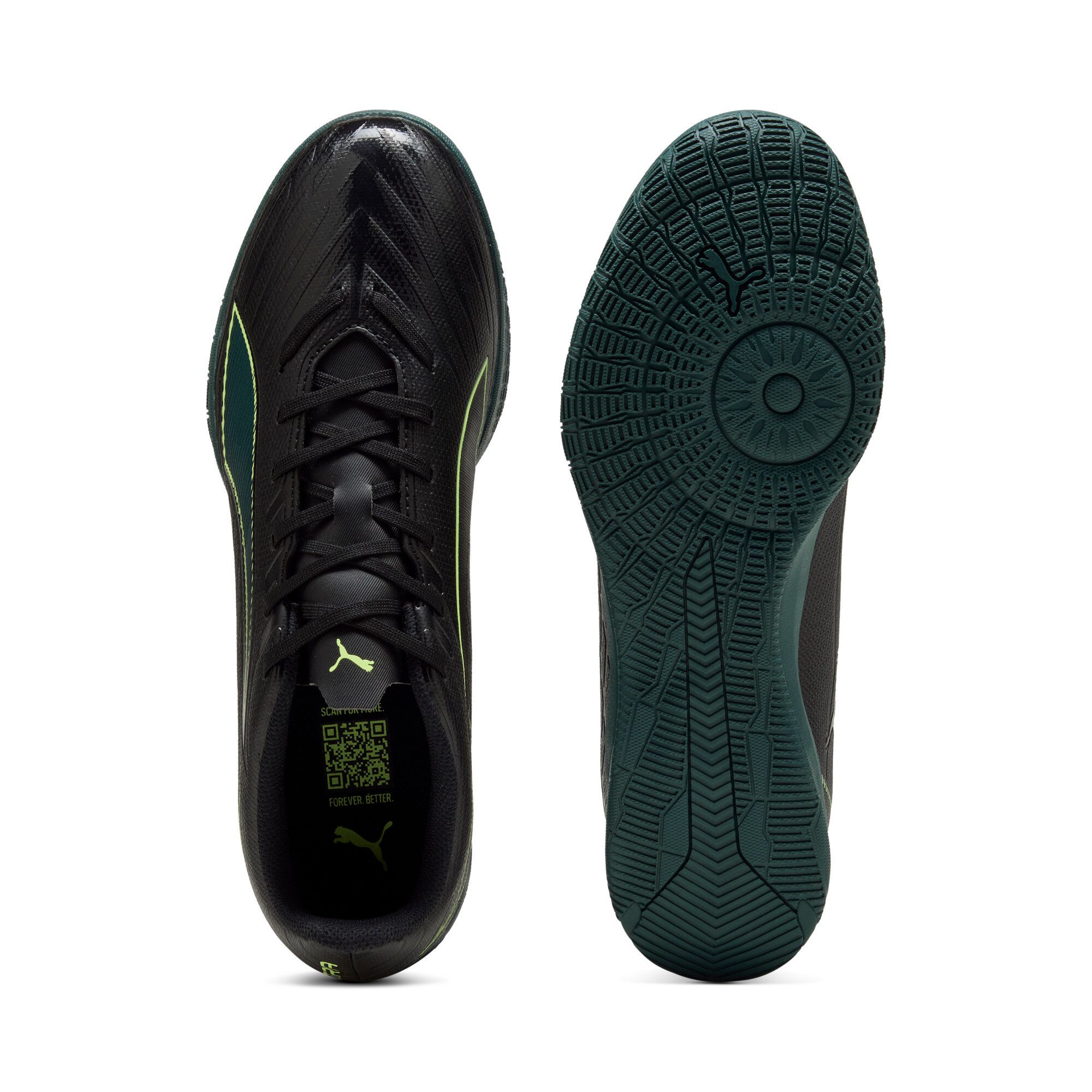 PUMA ULTRA 6 PLAY IT Fußballschuh für Halle und Straße, mit leichter Gummilaufsohle, Schnürverschluss