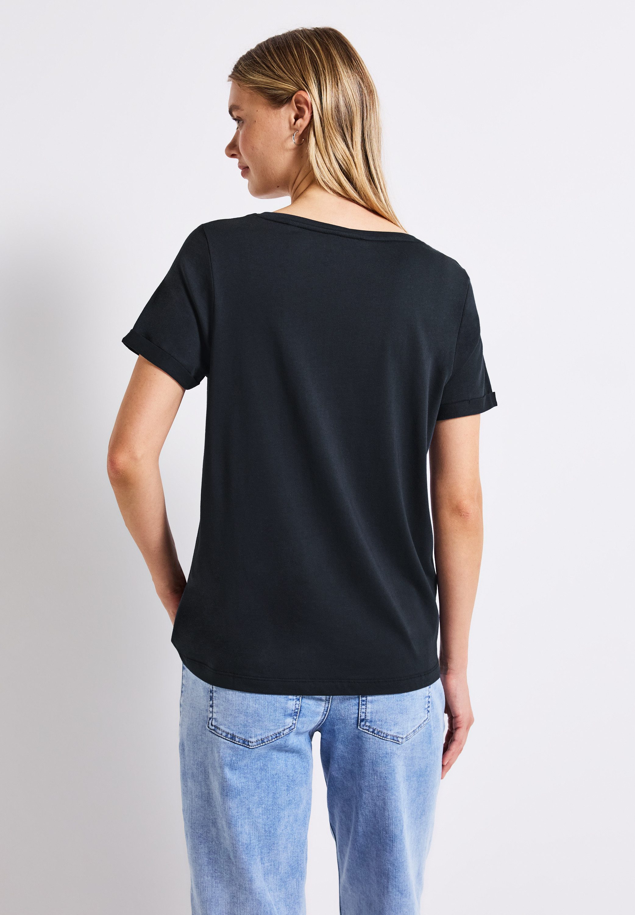STREET ONE Print-Shirt aus Baumwolle mit Stretchante – Bild 3 von 5