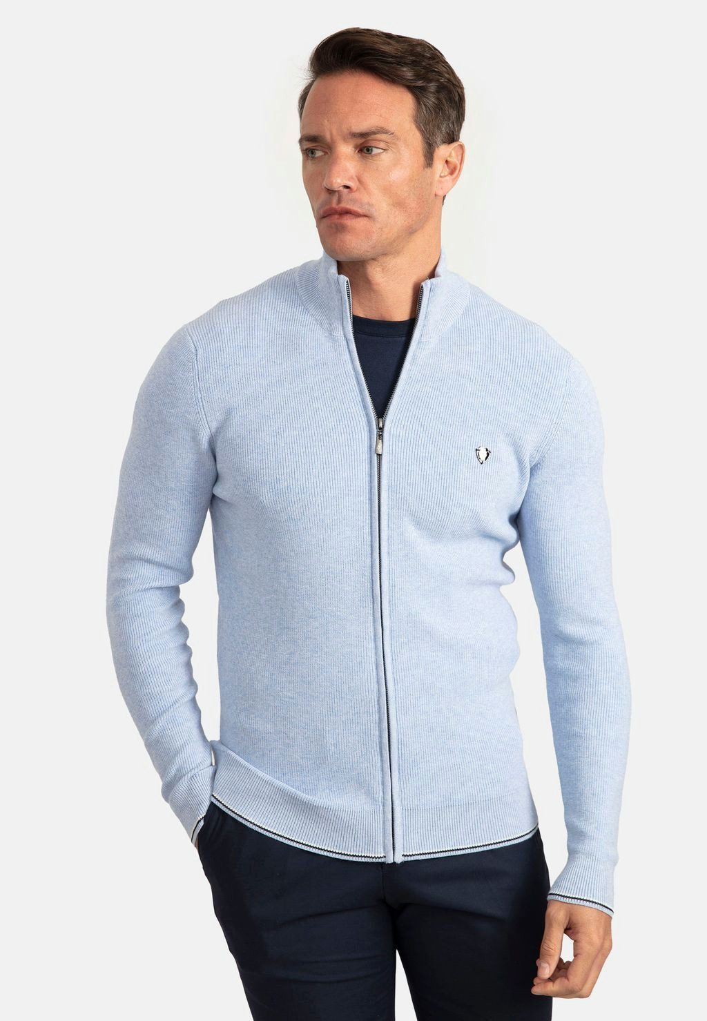 Jacey Quinn Cardigan Textured Zip Cardigan günstig online kaufen
