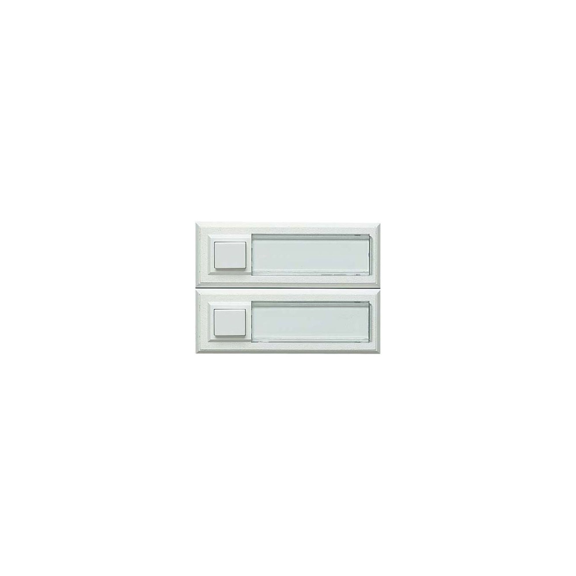 GROTHE Schalter Grothe Klingeltaster AP 1fach 32x90x18mm,ws,bel. ETA 2132A