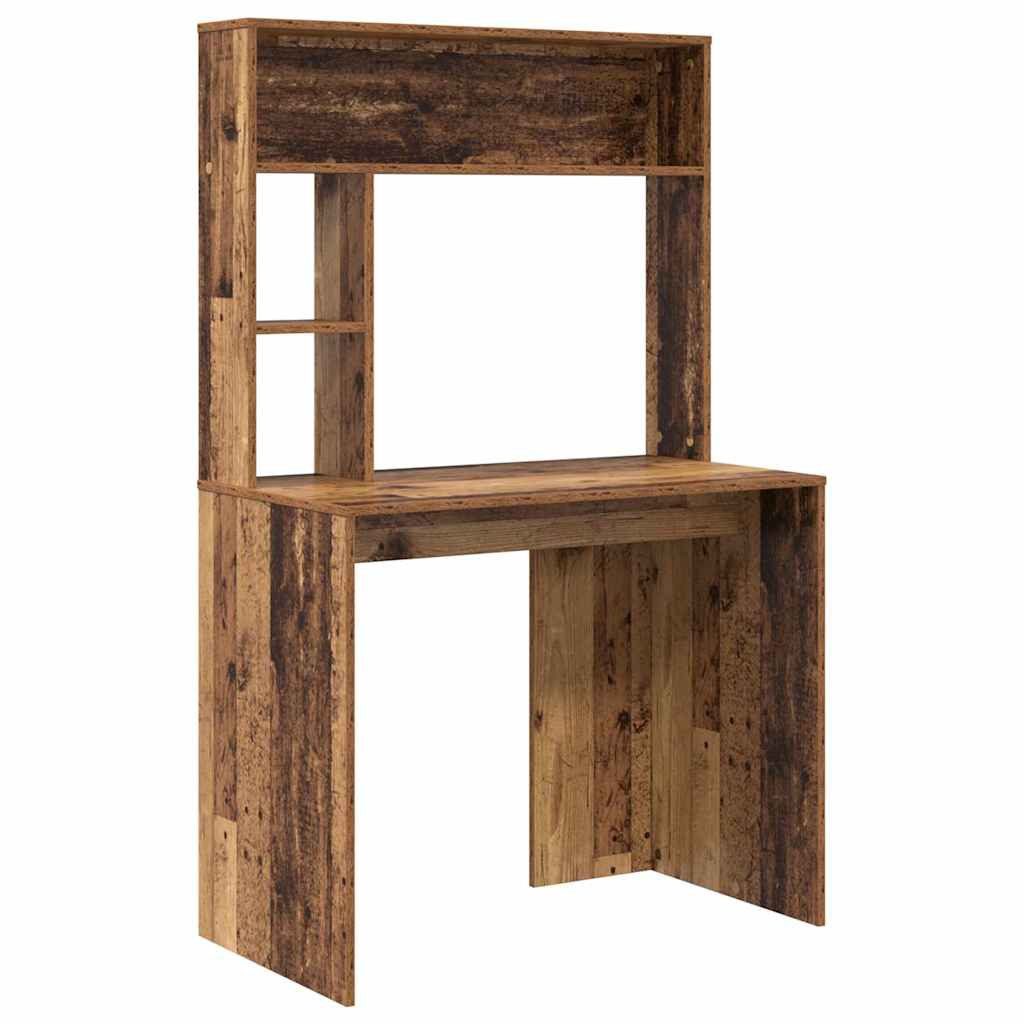 vidaXL Schreibtisch Schreibtisch Altholz 91 x 50 x 149 cm Holzwerkstoff (1-St)