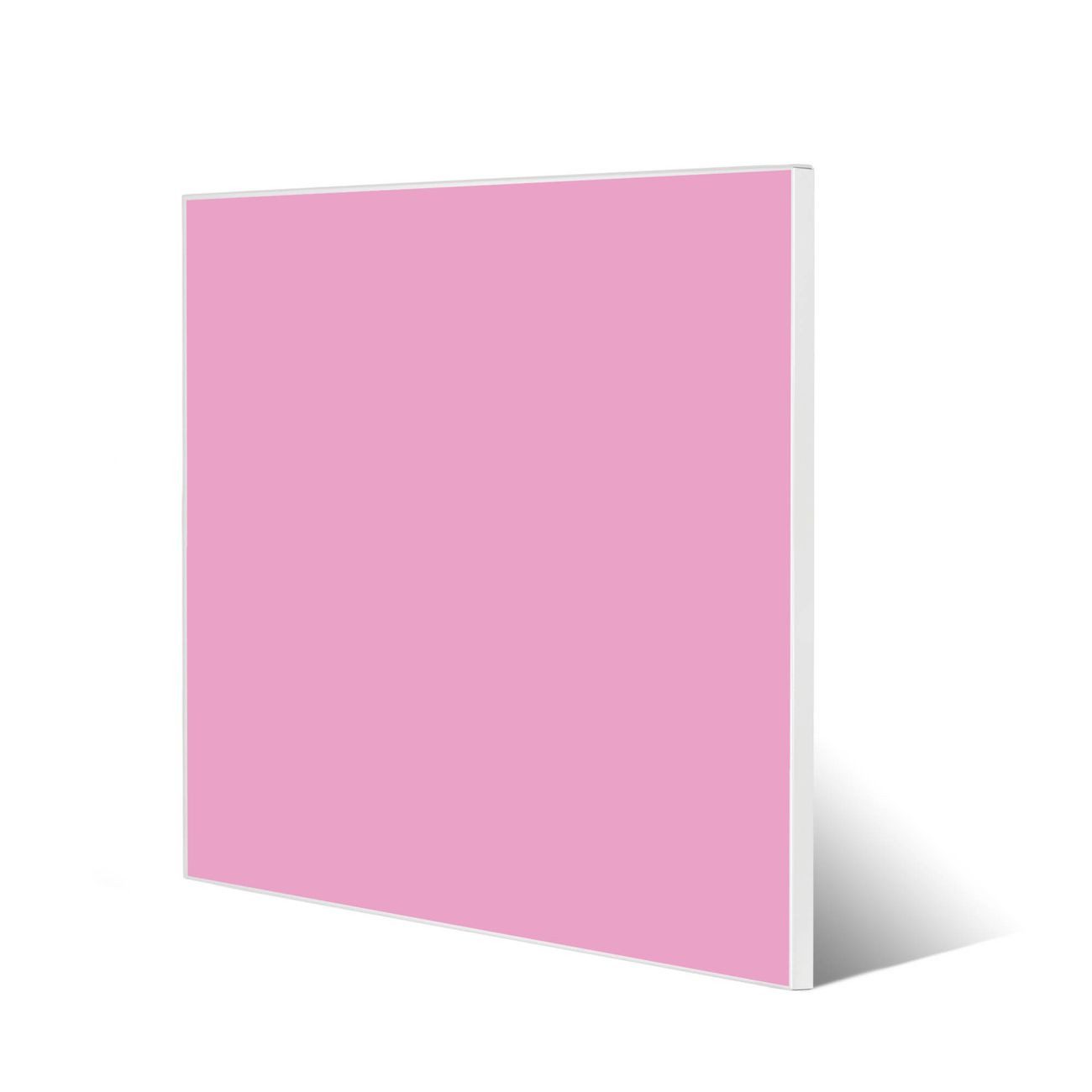 banjado Magnettafel Stahl Quadratisch Rose, (inkl. 4 Magnete, Quadratische Stahlmagnettafel)