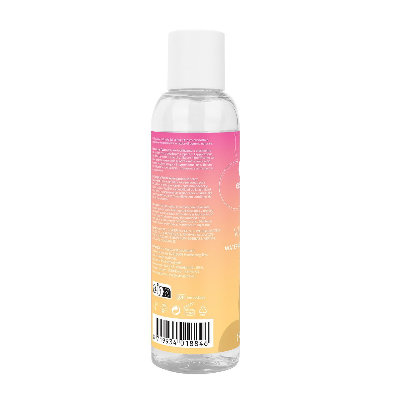 EasyGlide Gleitgel EasyGlide Vanille Gleitgel auf Wasserbasis - 150 ml