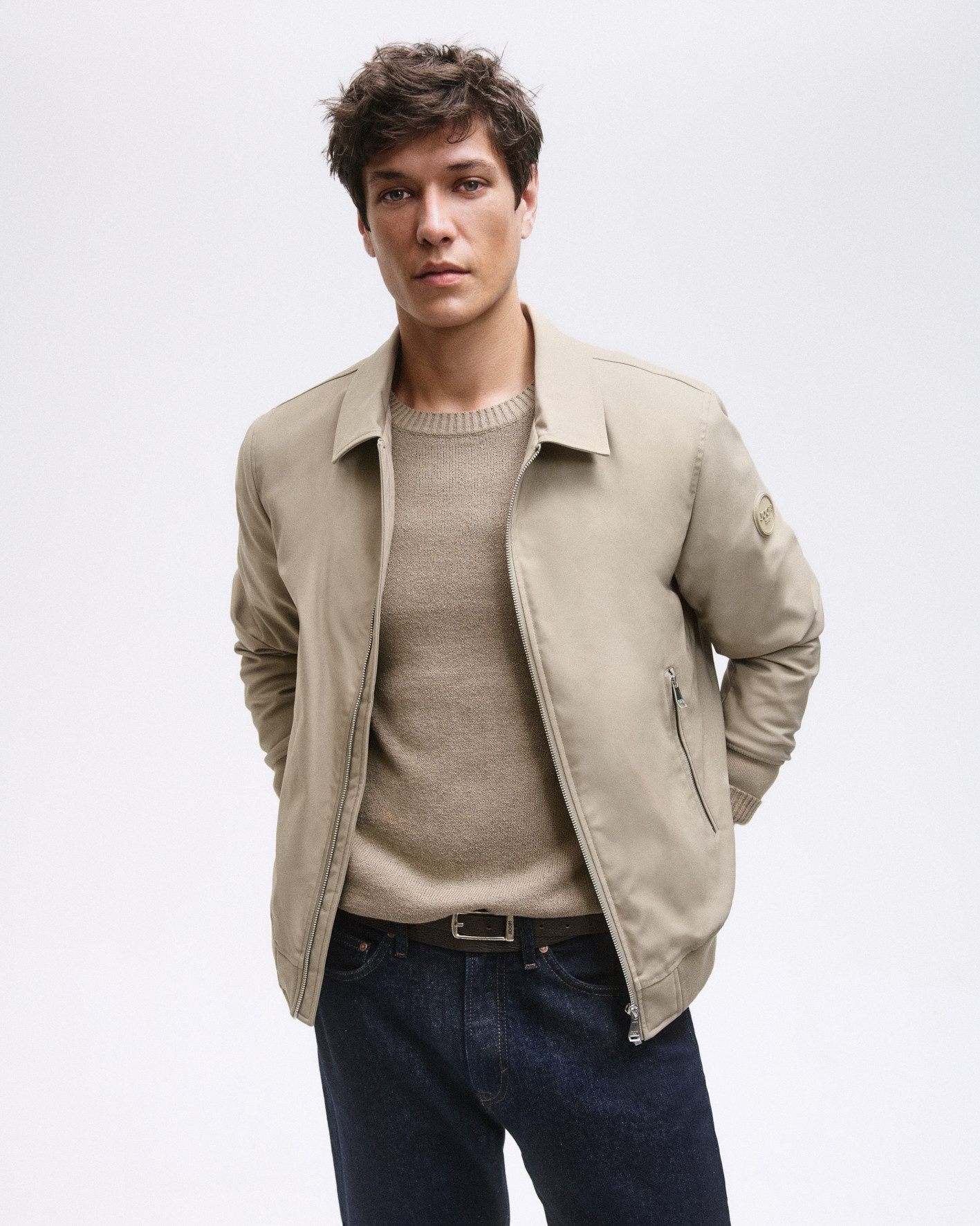 Joop Jeans Strickpullover Belao mit Rundhalsausschnitt günstig online kaufen