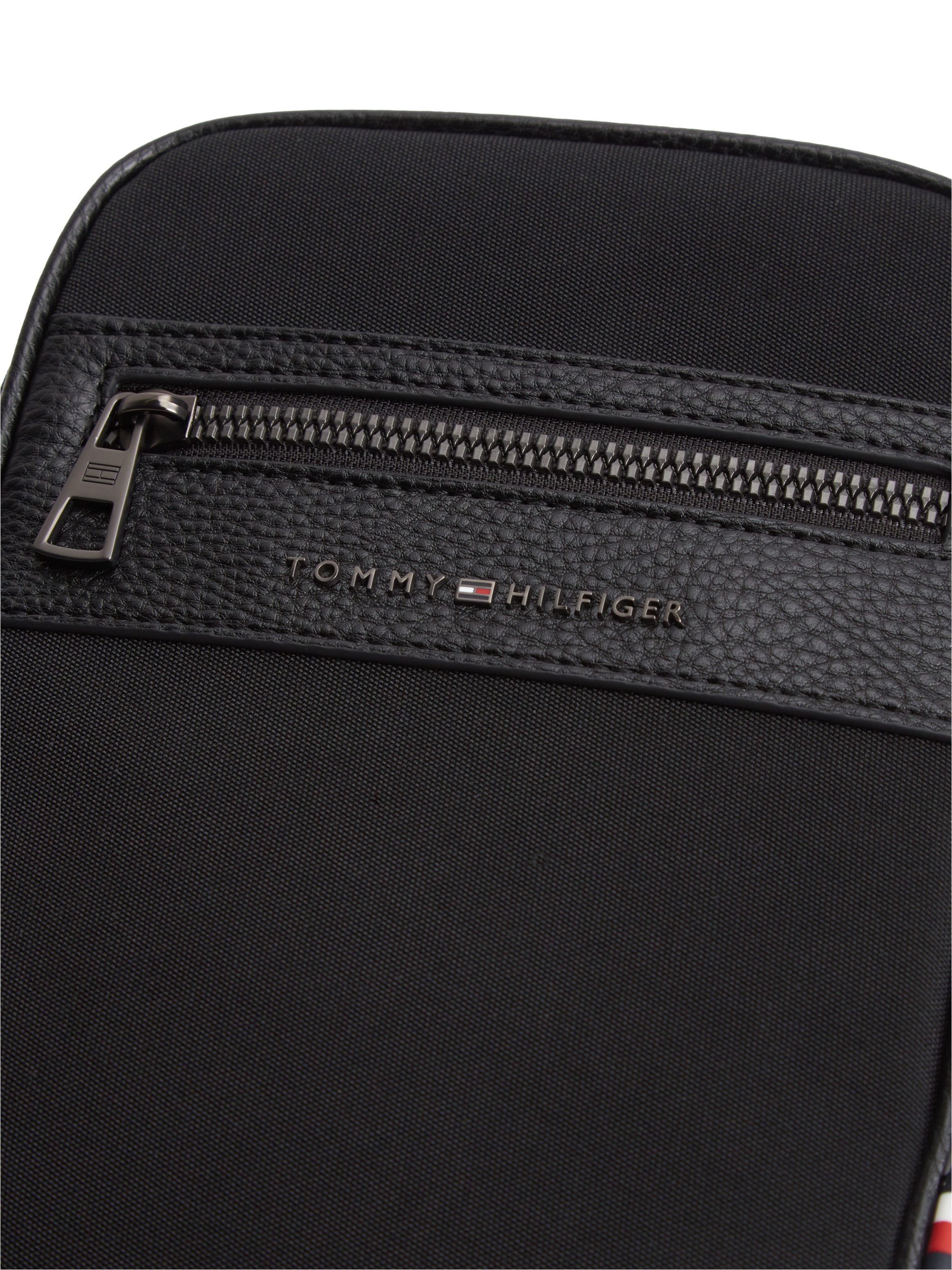 Tommy Hilfiger Umhängetasche TH REPREVE MINI REPORTER, Unisex Schultertasche, Minibag mit praktischer Vordertasche – Bild 4 von 5