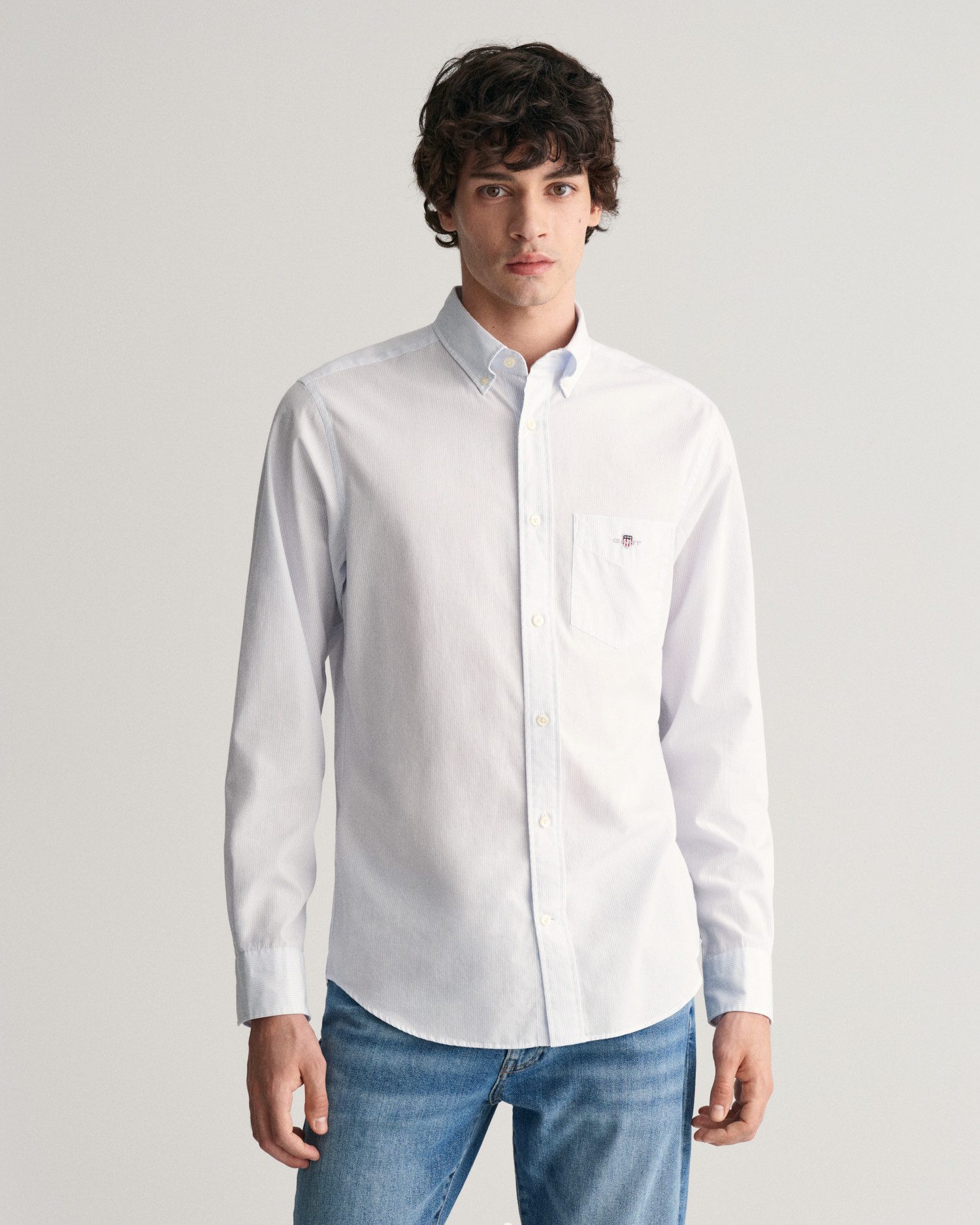 Langarmhemd REG POPLIN BANKER SHIRT