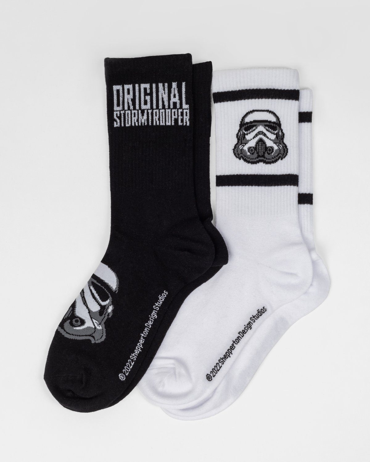Begrenzte Zeit zum Schnäppchenpreis iTEMLAB Socken Star Wars Stormtrooper eingestricktem (Set, mit Original Trooper" Paar) 2 "Sport Logo