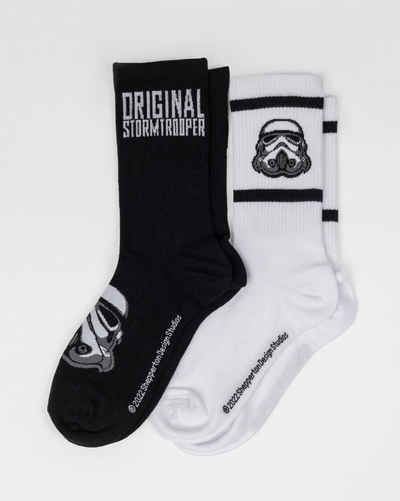 iTEMLAB Socken Star Wars Original Stormtrooper "Sport Trooper" (Set, 2 Paar) mit eingestricktem Logo