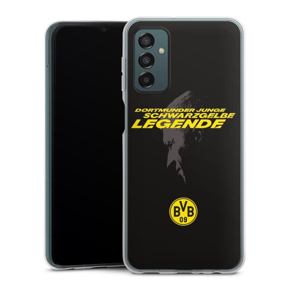 DeinDesign Handyhülle Marco Reus Borussia Dortmund BVB Danke Marco Schwarzgelbe Legende, Samsung Galaxy M23 5G Silikon Hülle Bumper Case Handy Schutzhülle