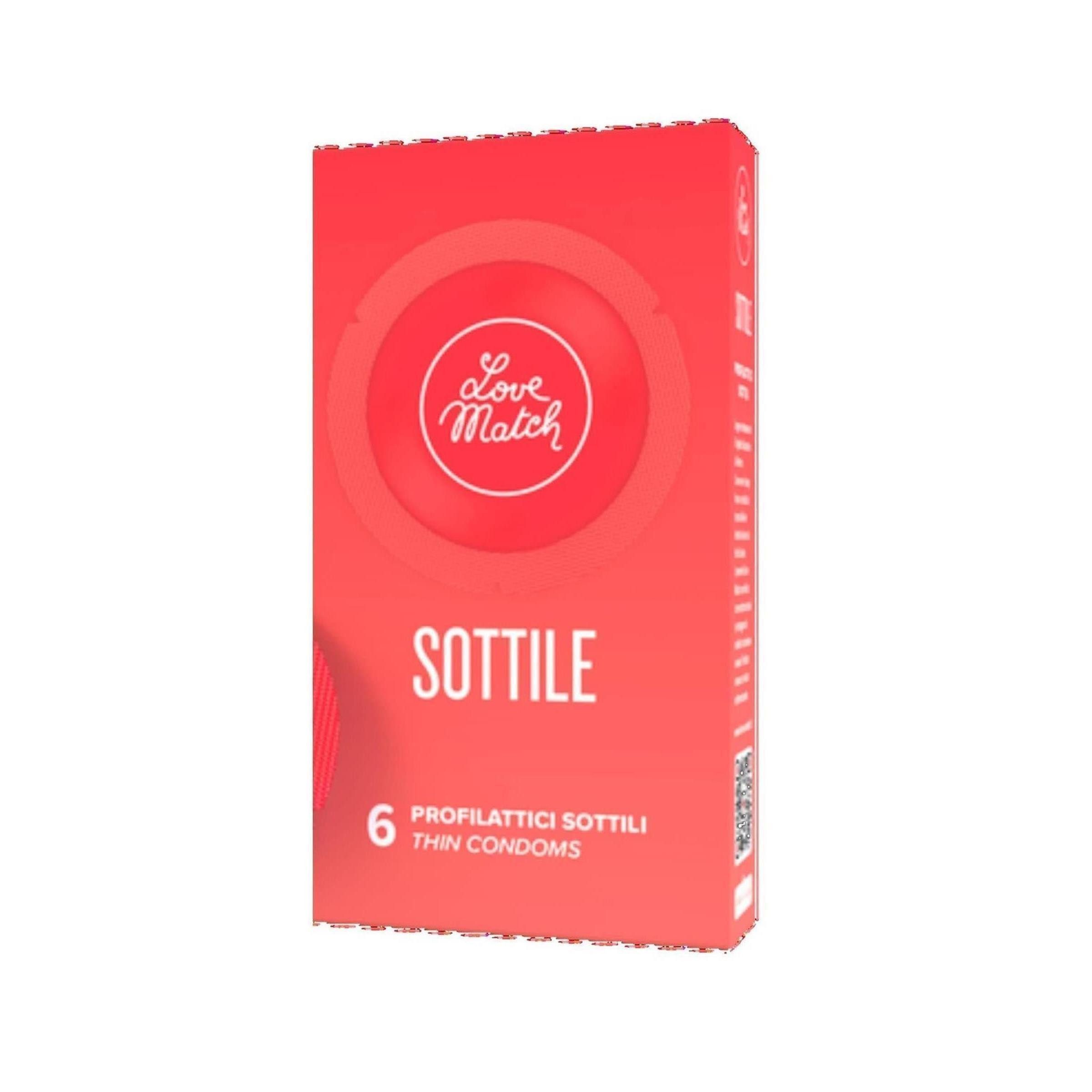 Love Match Kondome Love Match - Sottile - Thin Condoms - 6 Pieces - (6 St.