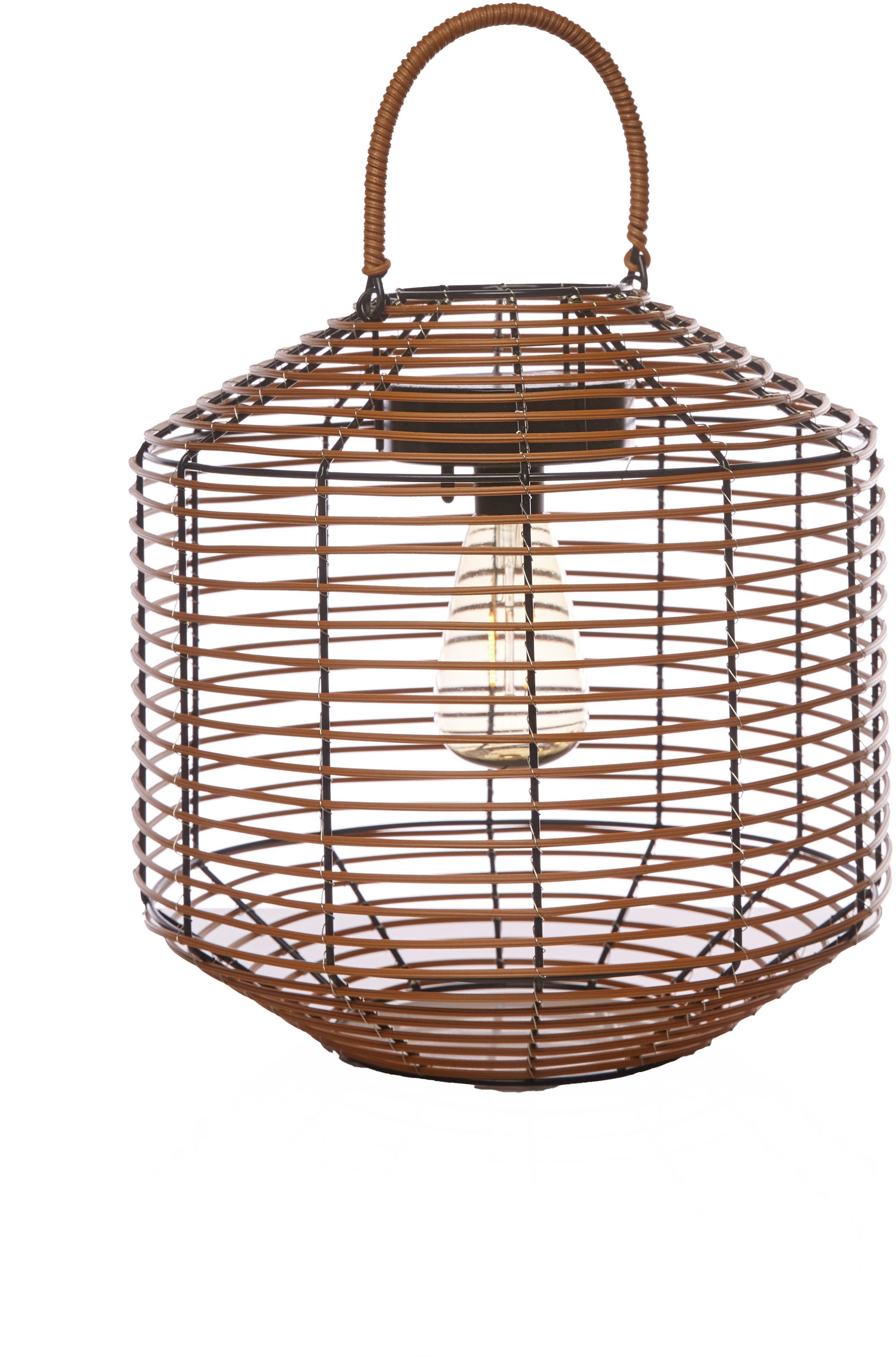 Luxform Gartenleuchte Luxform USB Zafra, LED fest integriert, Warmweiß, LED-Gartenleuchte, Akkubetrieben, aufladbar über USB