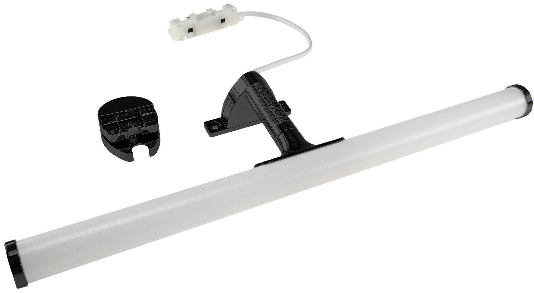 LED Universum Spiegelleuchte "Salma" Kunststoff, schwarz, rund, 6W, neutralweiß, 750lm, 4000K, IP44, neutralweiß