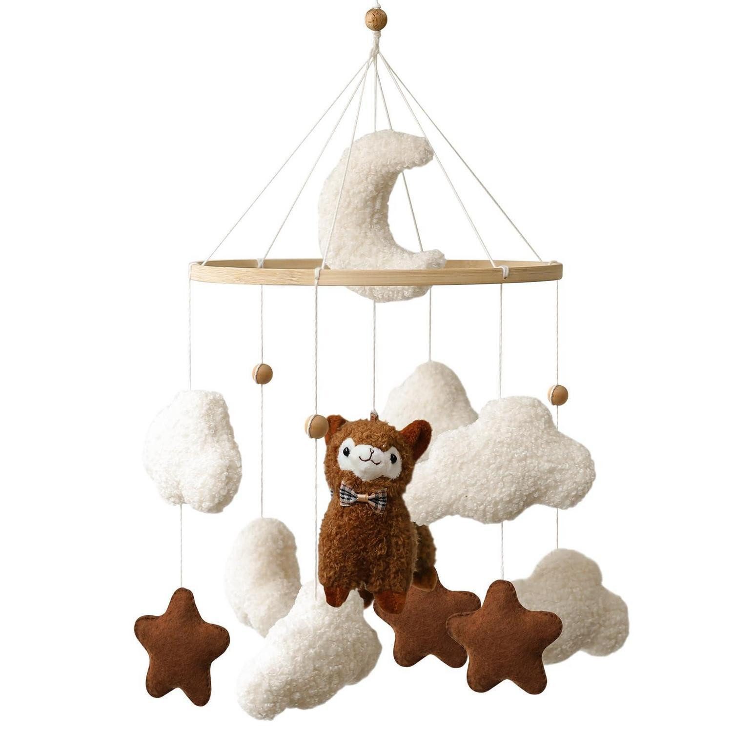 LuxusKollektion Mobile Mobile Alpaka handgenäht fürs Babybett