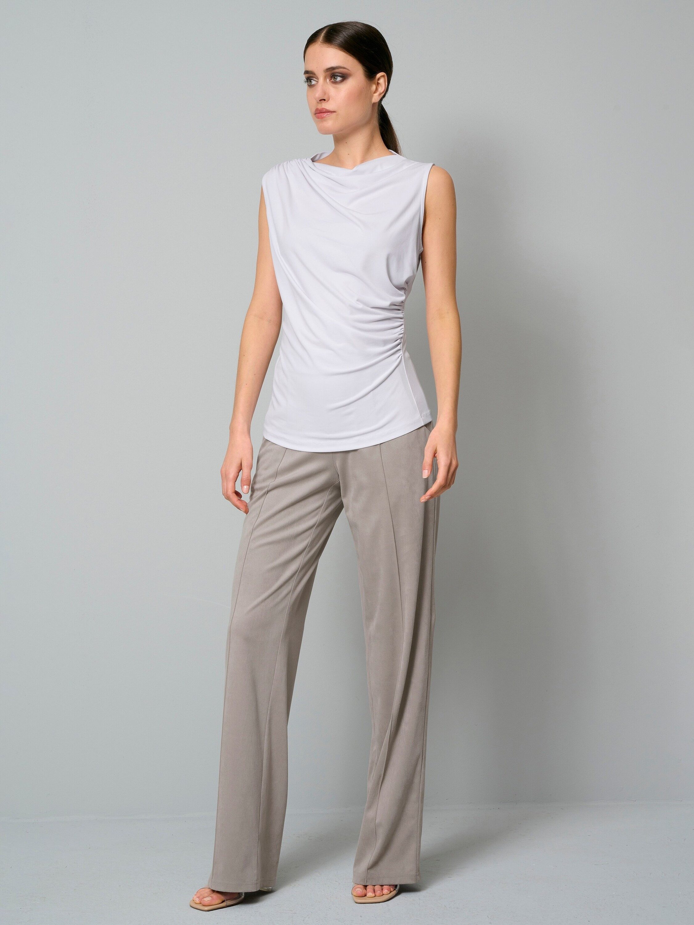 Alba Moda Shirttop Top mit Stehkragen