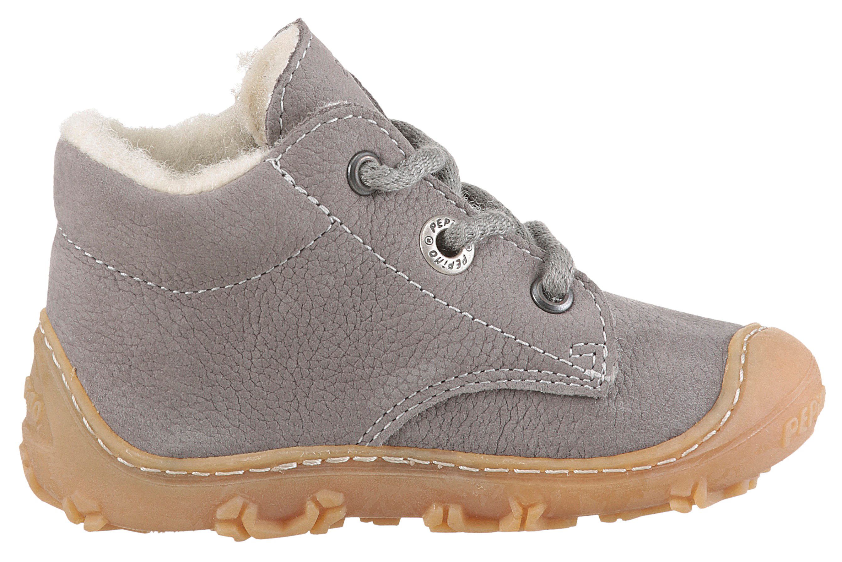 PEPINO by RICOSTA CORY, WMS: weit Lauflernschuh Babyschuh, Winterstiefel mit Warmfutter, Größenschablone zum Download