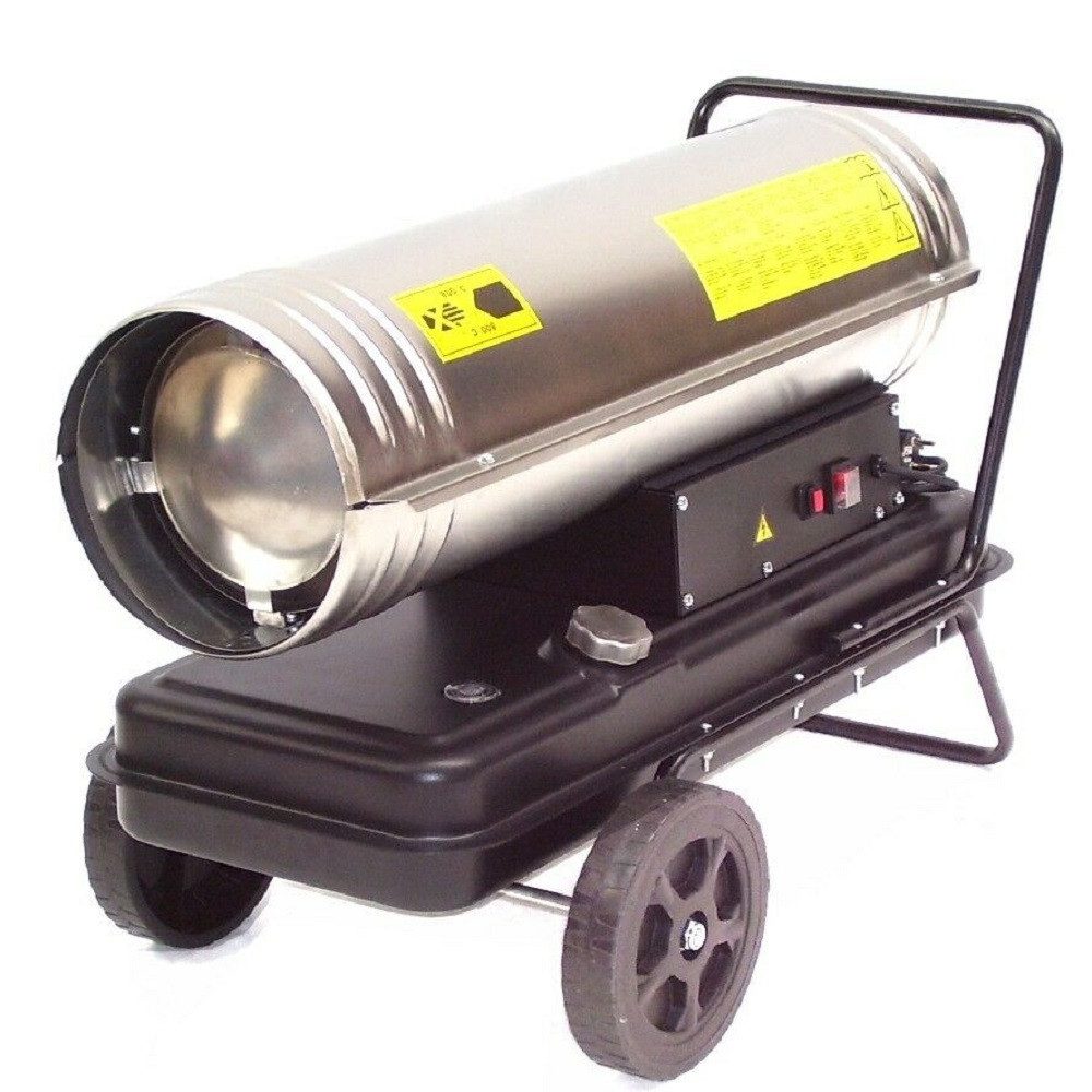 Apex Heizstrahler Edelstahl Heizkanone 55205 30kW Bauheizer