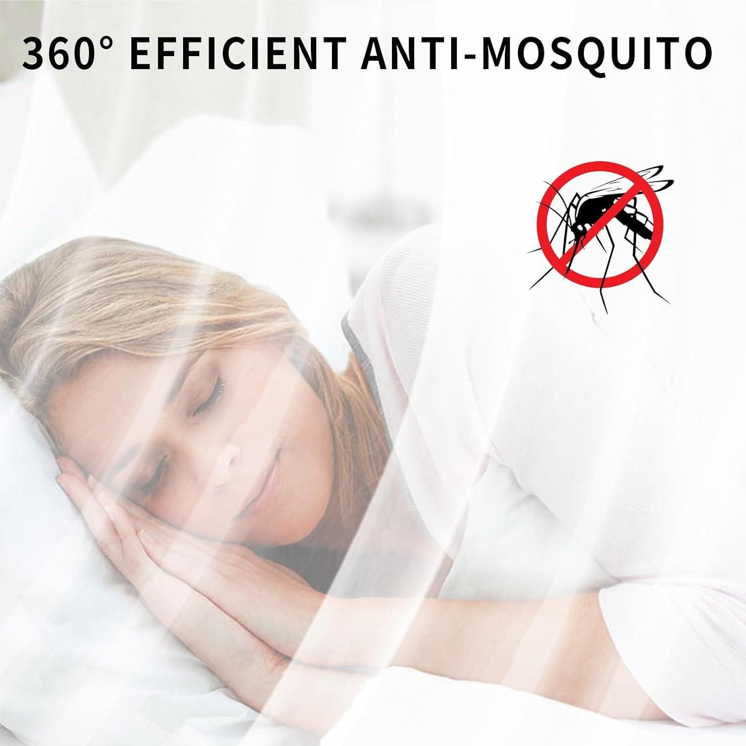 LuxusKollektion Moskitonetz Moskitonetz Doppelbett Baldachin weiß, günstig online kaufen