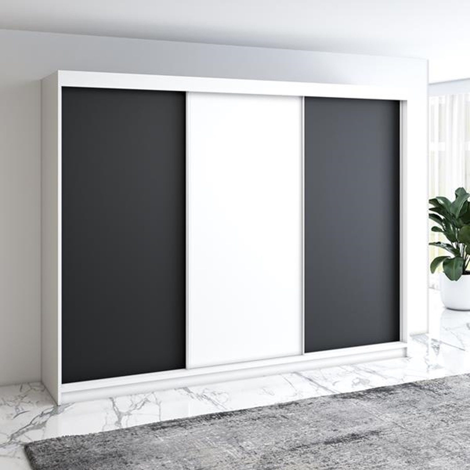 A&J MöbelLand GmbH Schwebetürenschrank MERI 200 günstig online kaufen