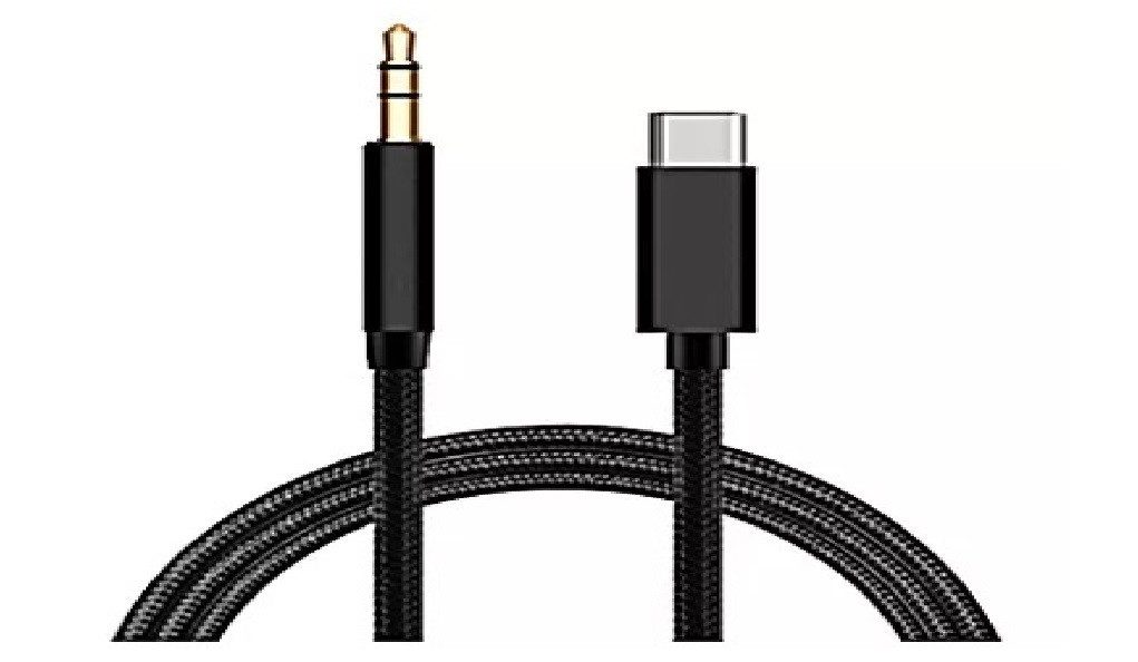 OLi Auto AUX zur Typ-C für Samsung, Huawei, Xiaomi Audiokabel auf 3.5mm 1M Stereo-Headset (Kabel, USB-C zur AUX)