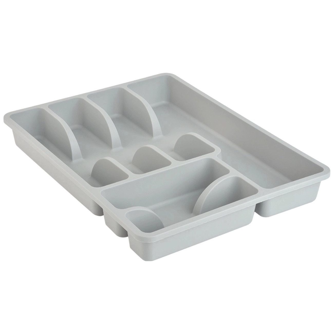 Engelland Besteckkasten Besteckeinsatz für Schubladen 30 cm (Vorteils-Set, 1 St., 38 x 29 x 5 cm), BPA-frei, robuster PP-Kunststoff, für alle handelsüblichen Schubladen