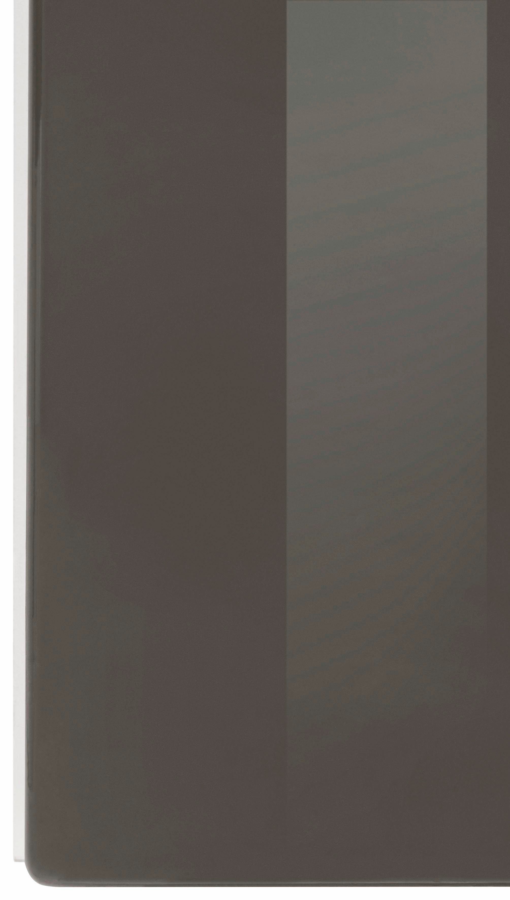 Waschbeckenunterschrank Breite weiß/grau/grau 60 Venedig inkl. Badmöbel, cm HELD MÖBEL Waschtisch Waschbecken,