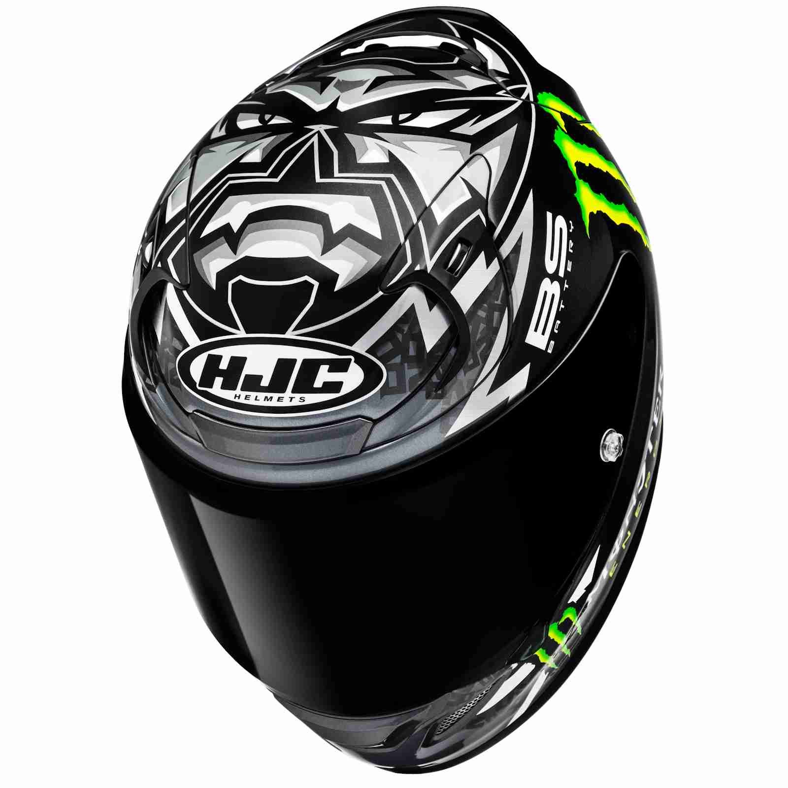 HJC Motorradhelm HJC RPHA 12 Quartararo Replica Black MC5 Integralhelm M (1er Set), integralhelm motorrad