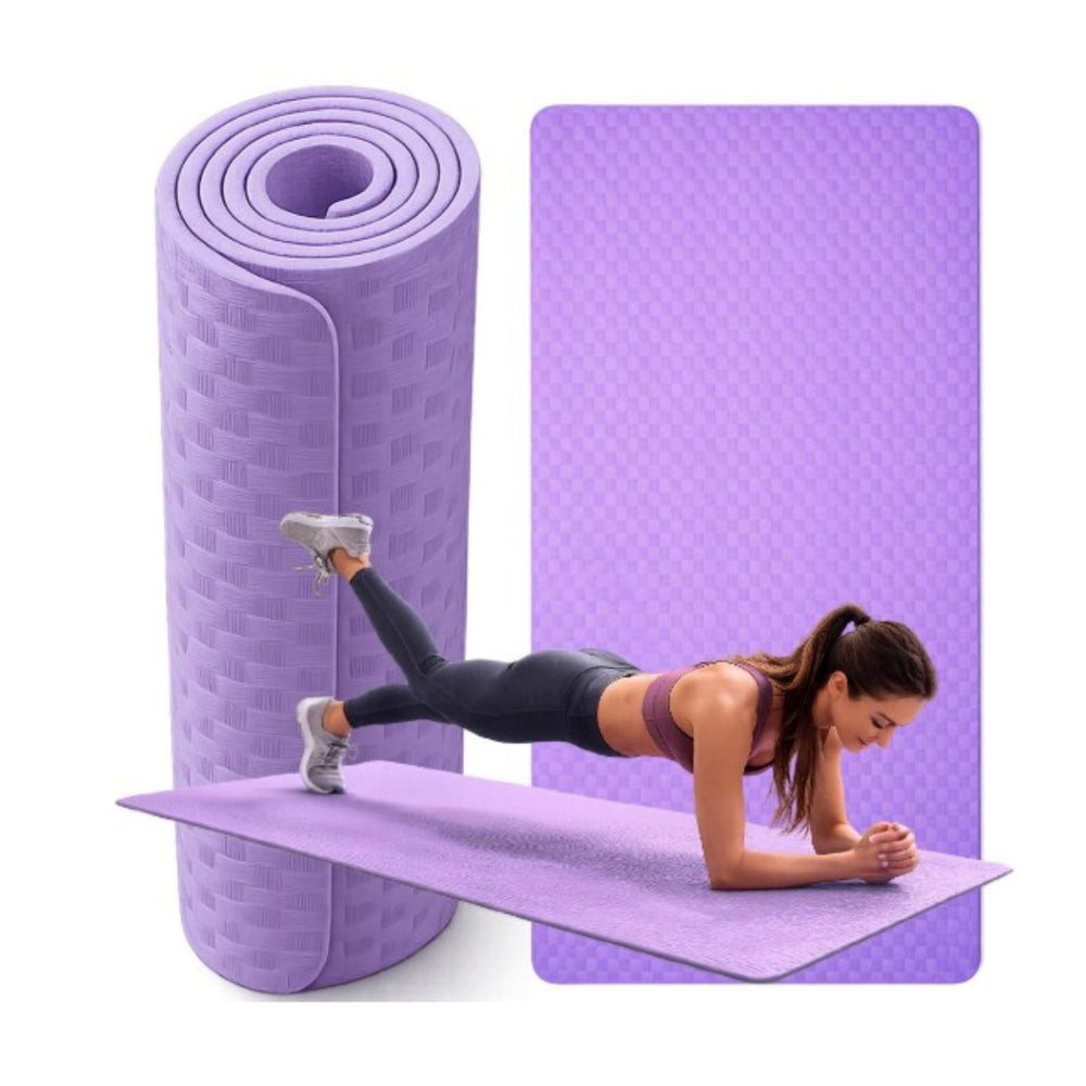 Yogamatte Yoga Matte 190x90 cm 1 cm Dick Fitness, Pilates & Gymnastik Trainingsm