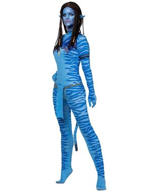 Maskworld Kostüm Blaue Stammeskriegerin Kostüm für Frauen, Na'wie cool ist das denn?! Wasserblaues Filmkostüm im Stil des große