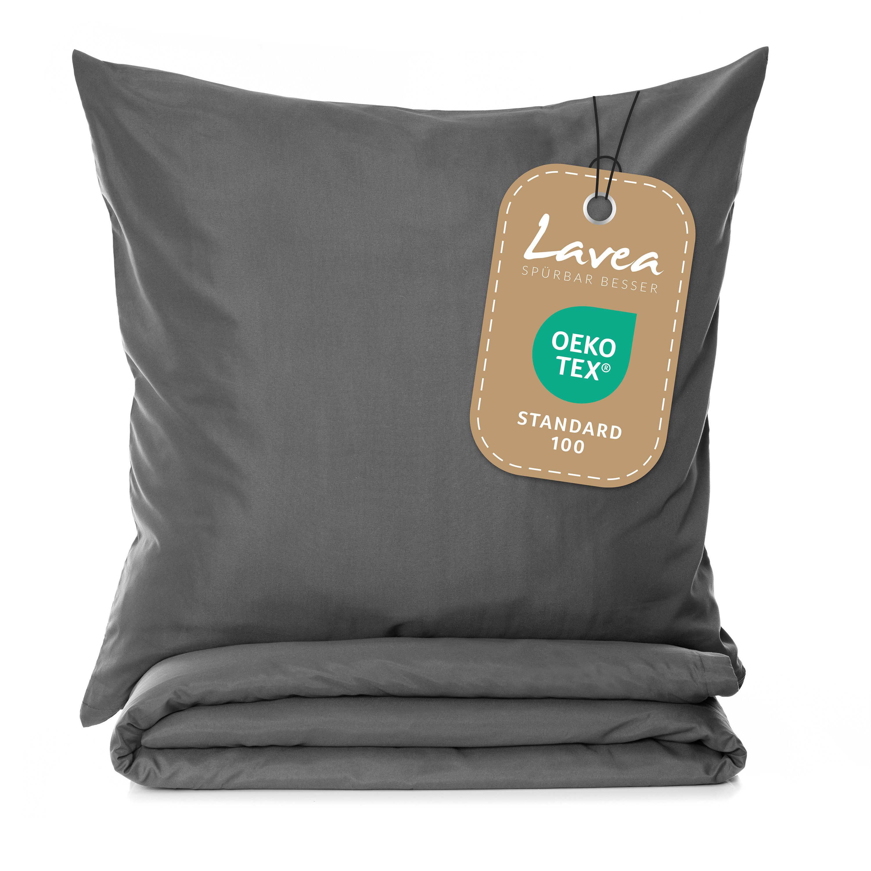 Lavea Bettwäsche Bettwäsche Set 135x200 + 80x80 aus Mikrofaser Ultraweich, günstig online kaufen