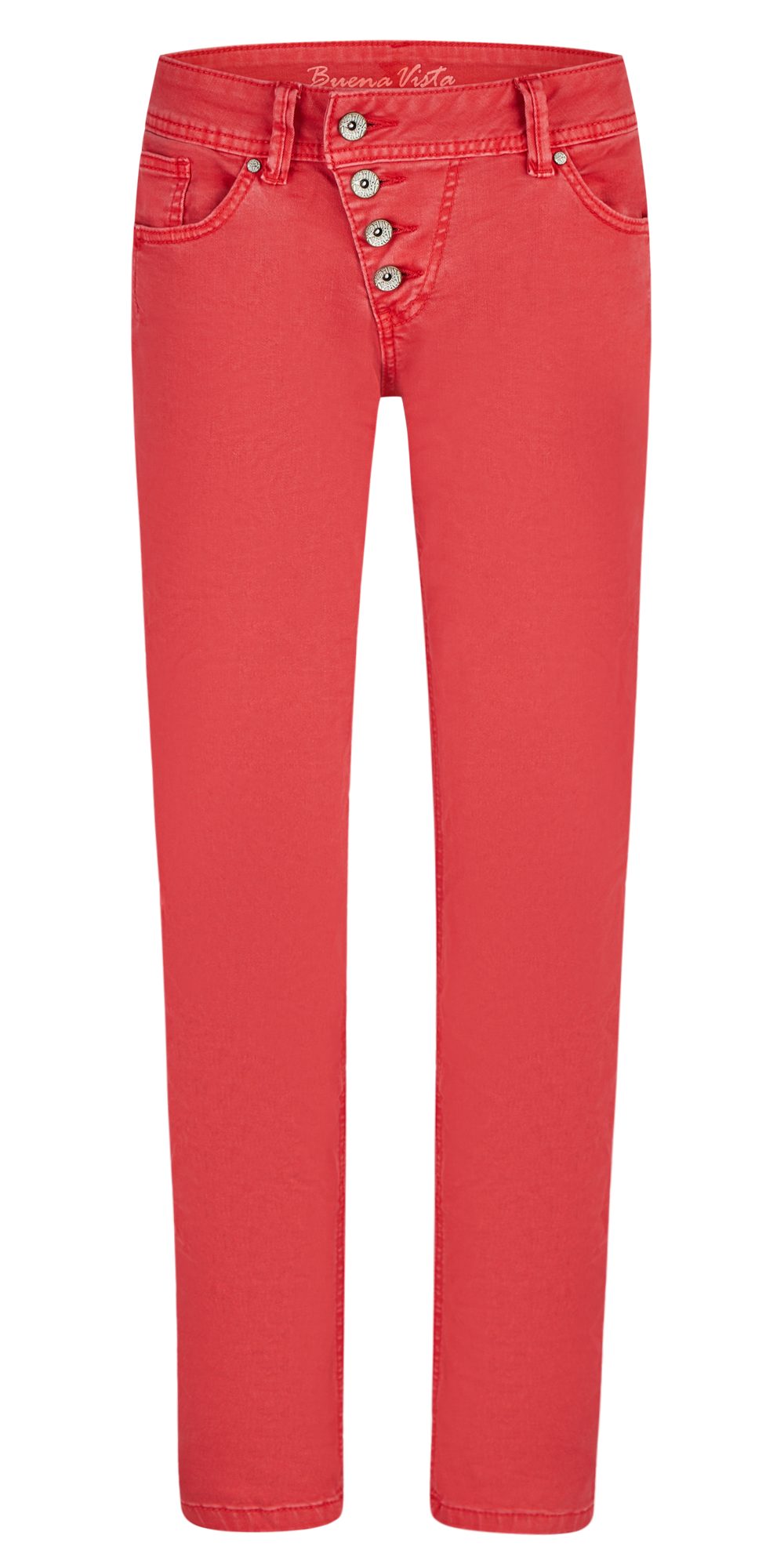 Stretch-Jeans BUENA VISTA MALIBU CROPPED fearless red 2512 B5826 4141.4505 - Stretch