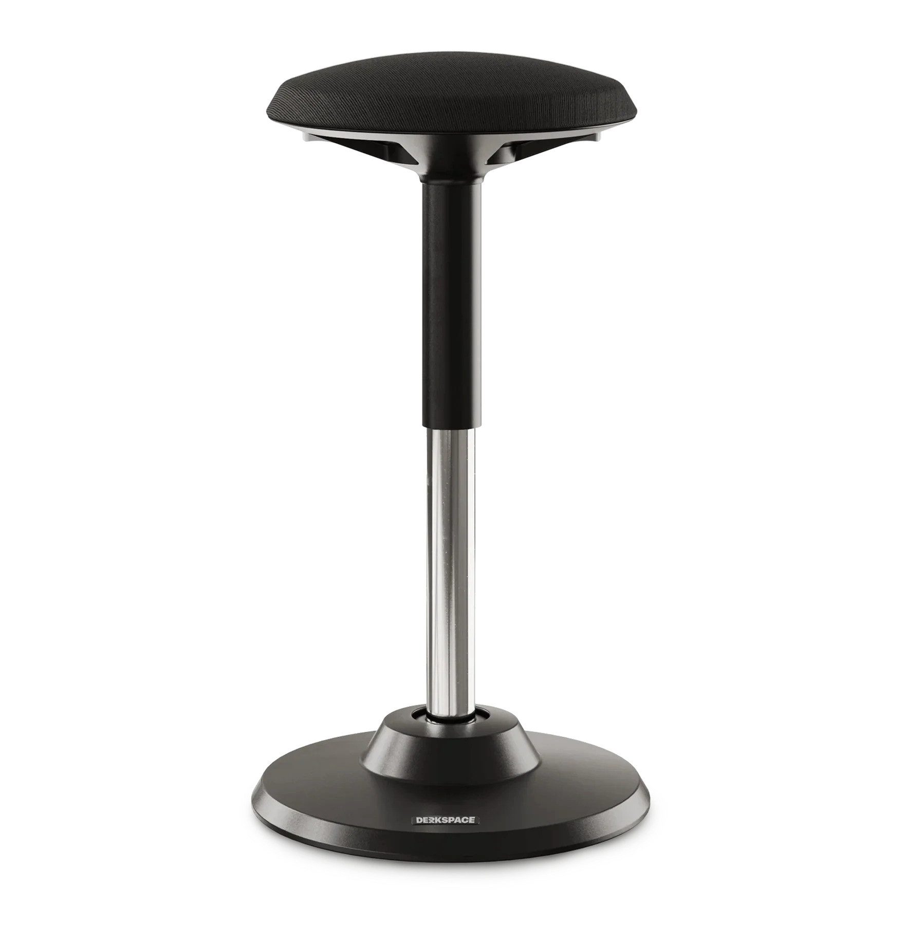 DESKSPACE Drehhocker Motion Ergonomischer Stehhocker - Höhenverstellbarer Bürohocker (Einzelartikel), Höhenverstellbarer Stehhocker mit ergonomischem Sitzkomfort