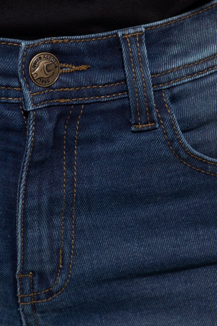 King Kerosin Motorradhose Queen Kerosin Motogear Light Blue Damen Motorrad Jeans abriebfest reißfest