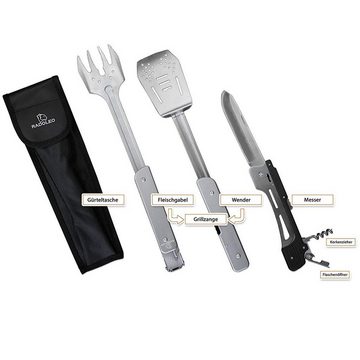 RADOLEO Grillbesteck-Set Grill-Multi-Tool Grillbesteck 6 Grill-Werkzeuge