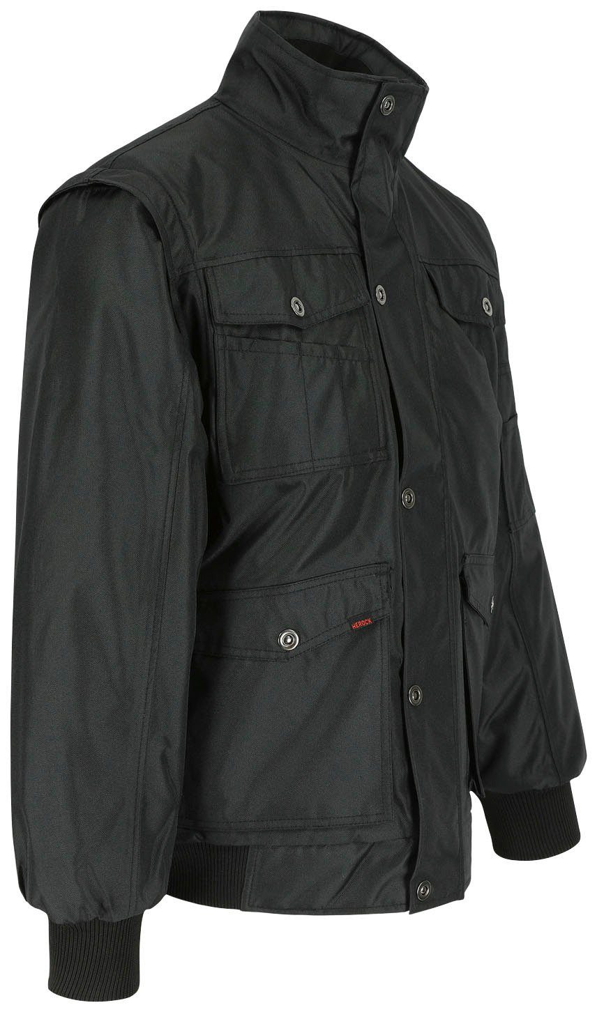 Herock Balder Arbeitsjacke & winddichte Atmungsaktive, mit vielen Jacke wasserabweisende Jacke Taschen