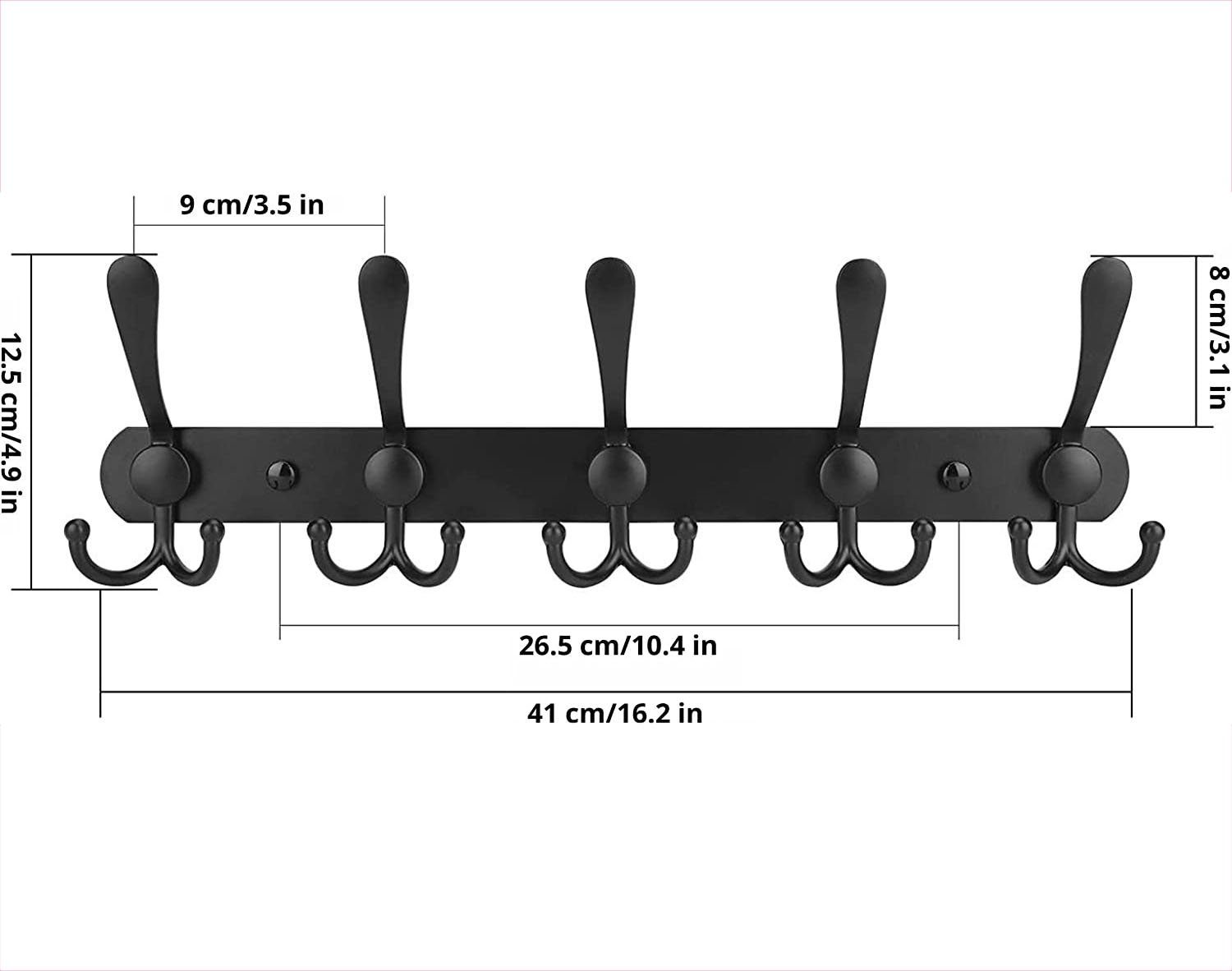 zggzerg Hutablage GlazieVault Garderobenhaken für Wand mit Edelstahl Garder günstig online kaufen