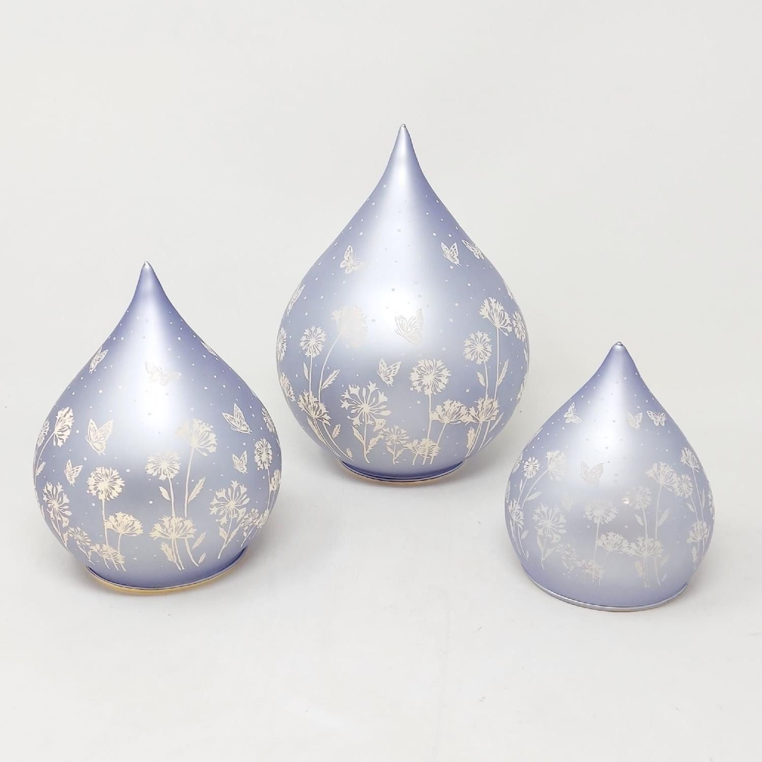 formano Nachttischlampe Blumenwiese, Mit Timerfunktion, Lila, Motiv: Blumen günstig online kaufen