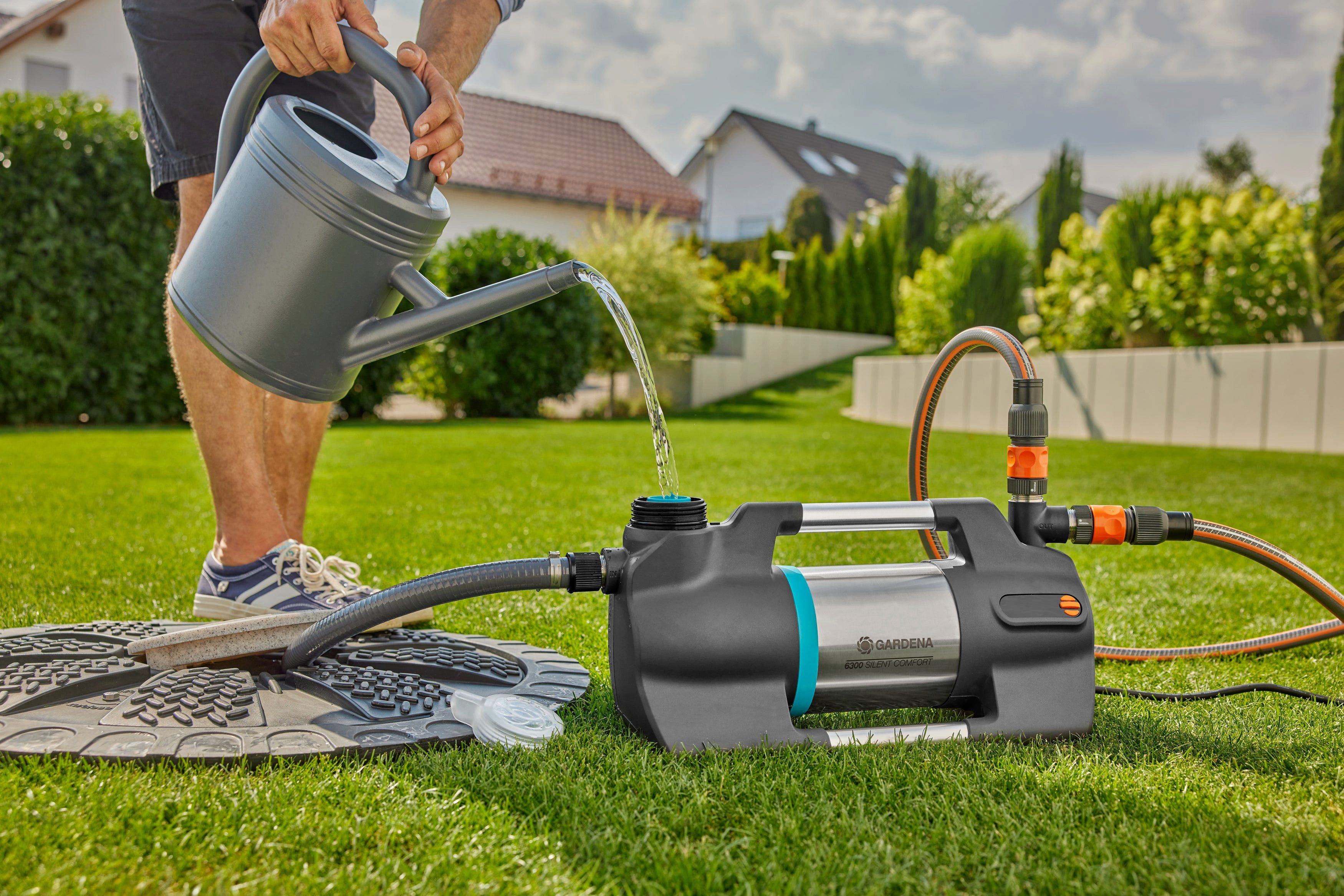 GARDENA Gartenpumpe 6300 SilentComfort, besonders geräuscharm, günstig online kaufen