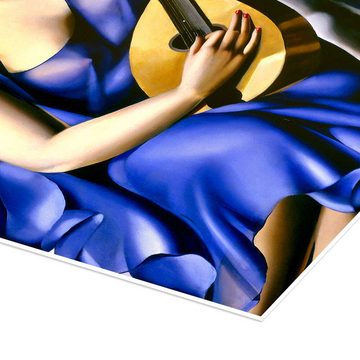 Posterlounge Poster Tamara de Lempicka, Die Musikerin, Vintage Malerei