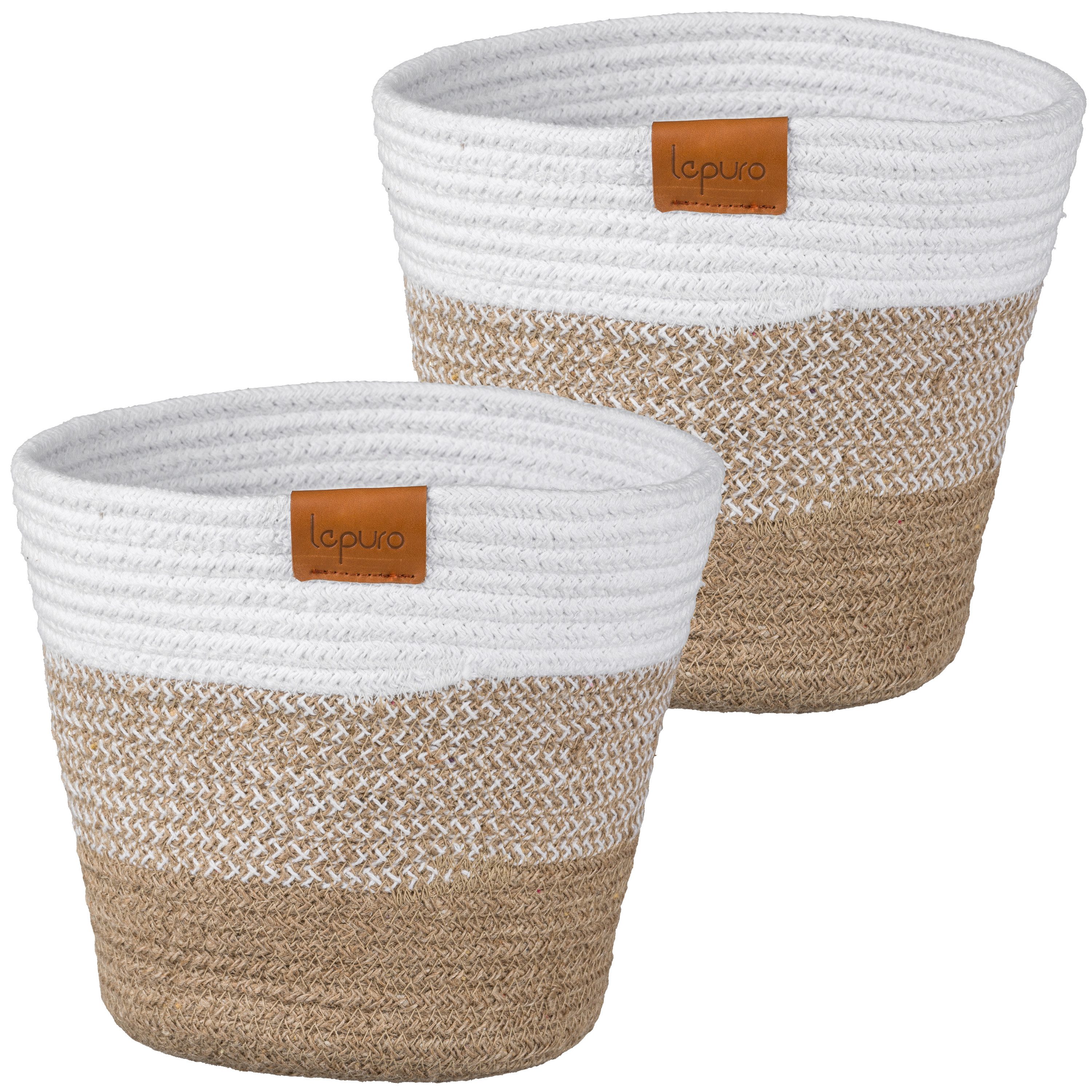 Creativ home Übertopf Übertopf (2 St), mit elegantem Streifen-Design