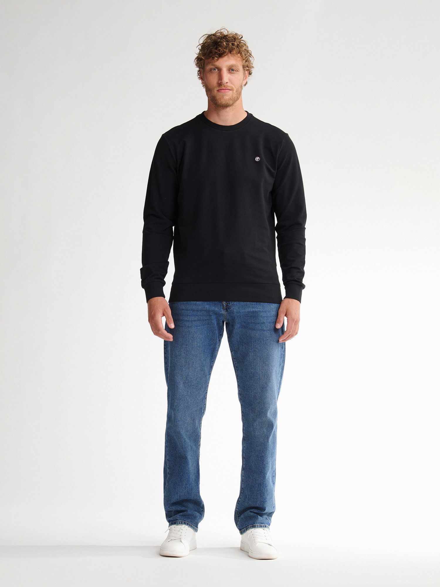 Petrol Industries Sweatshirt mit Logo Stickerei