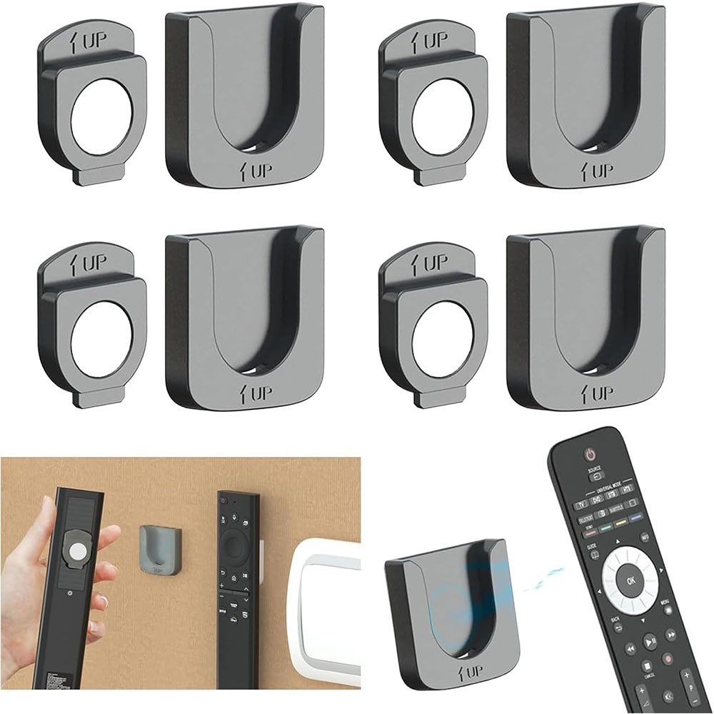 TUWENA Wandhalterung 4 Stück Magnetische Wandhalterung für Fernbedienung, (4-tlg)