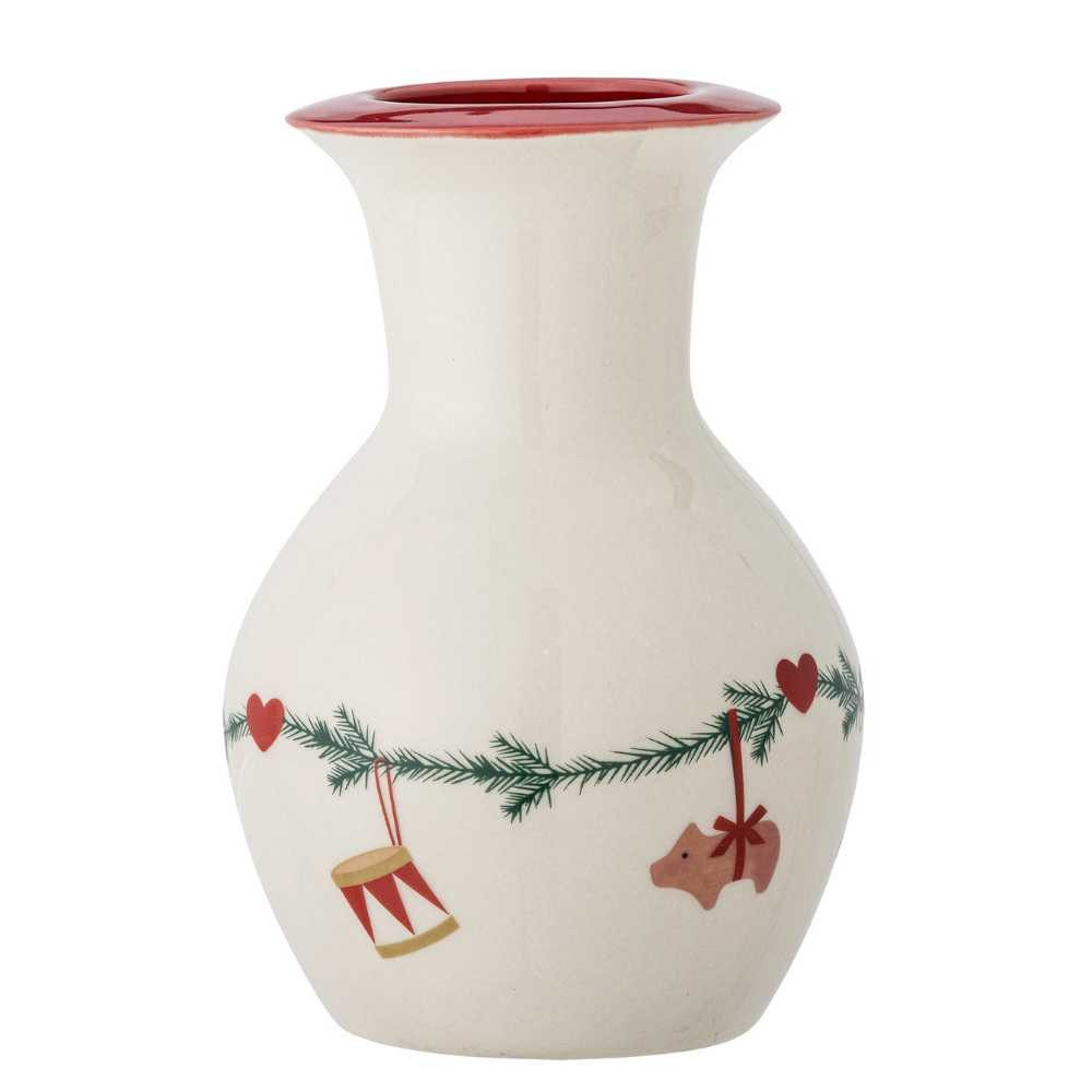 Bloomingville Dekovase Bloomingville Vase YULE Weiß günstig online kaufen
