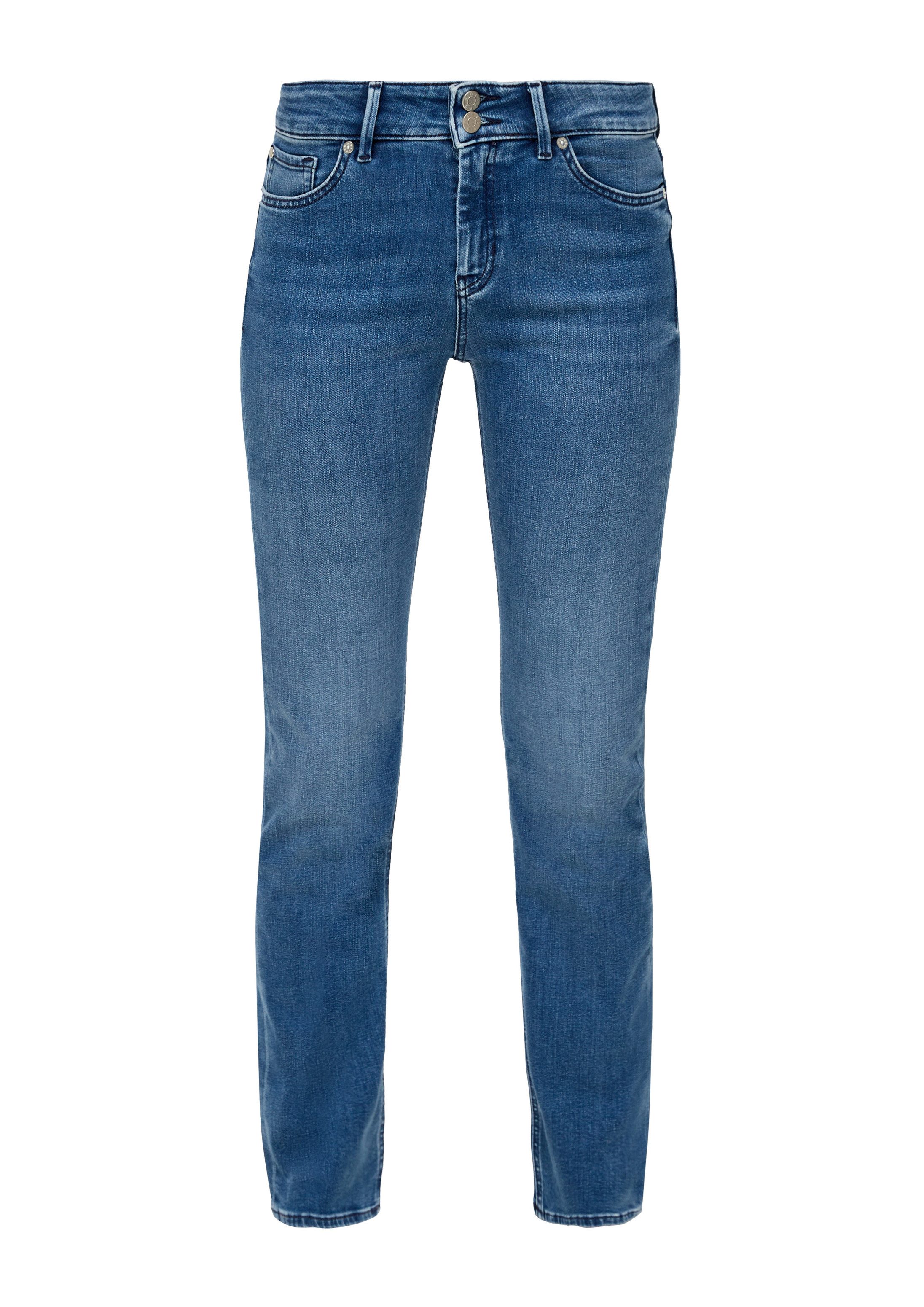 s.Oliver Regular-fit-Jeans Jeans-Hose KAROLIN Jeans Karolin / Regular Fit / Mid Rise / Straight Leg